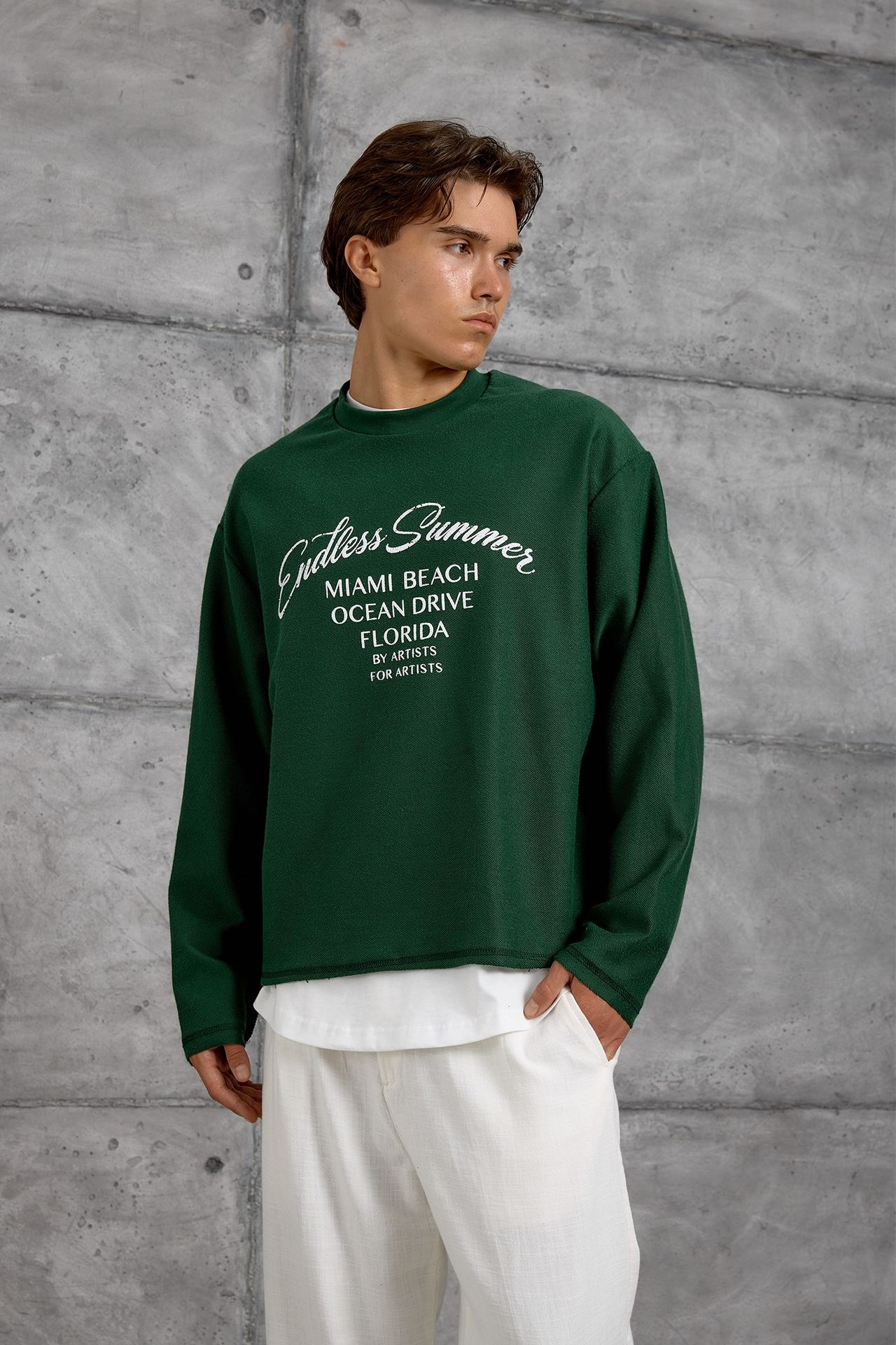 NOMARC Rahat Bisiklet Yaka Sweatshirt 1