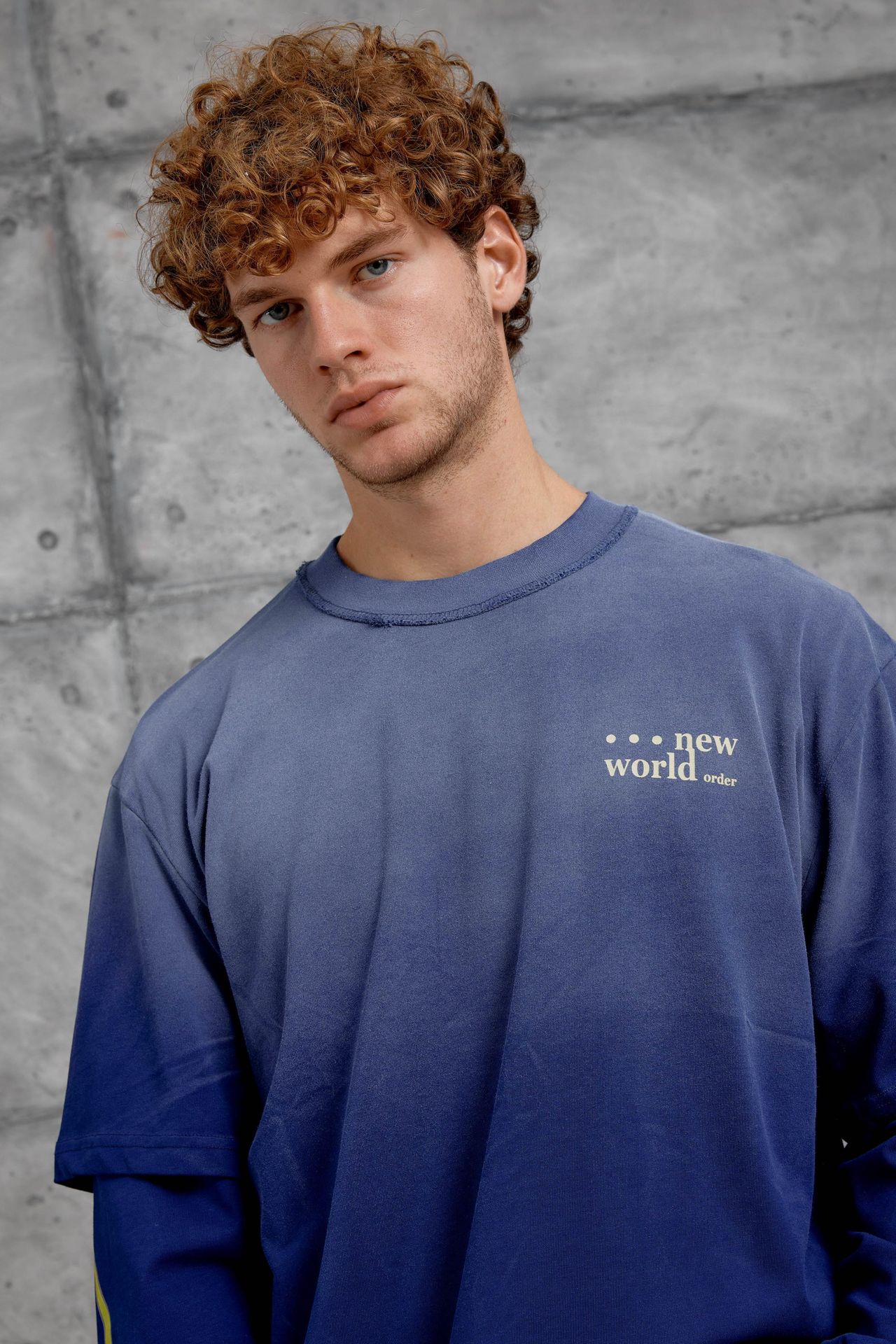 NOMARC Baskılı Geniş Kesim Bisiklet Yaka Sweatshirt 5