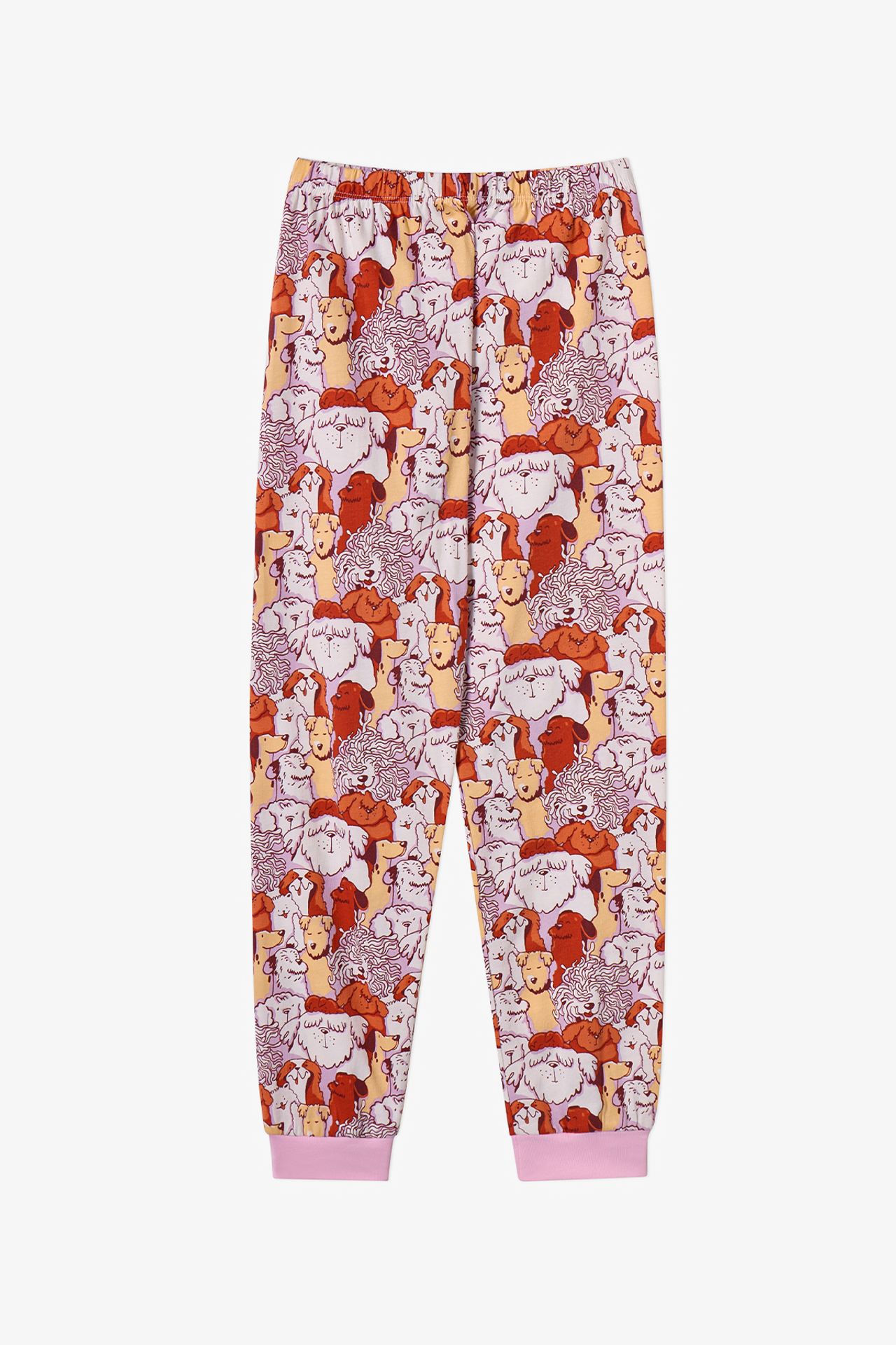 PENTI Girls' Fur-Ever Friends Long Sleeve Pajama Set 5