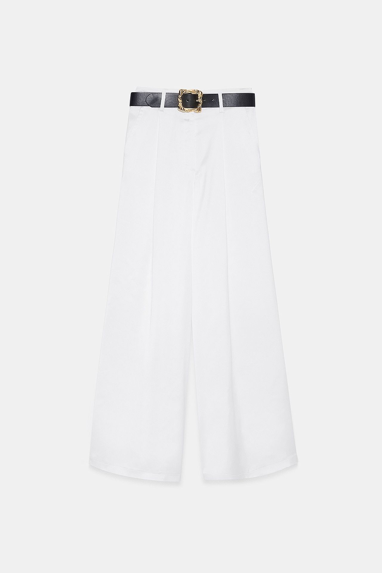 DILVIN High-Waist Pleated Wide-Leg Trousers 5