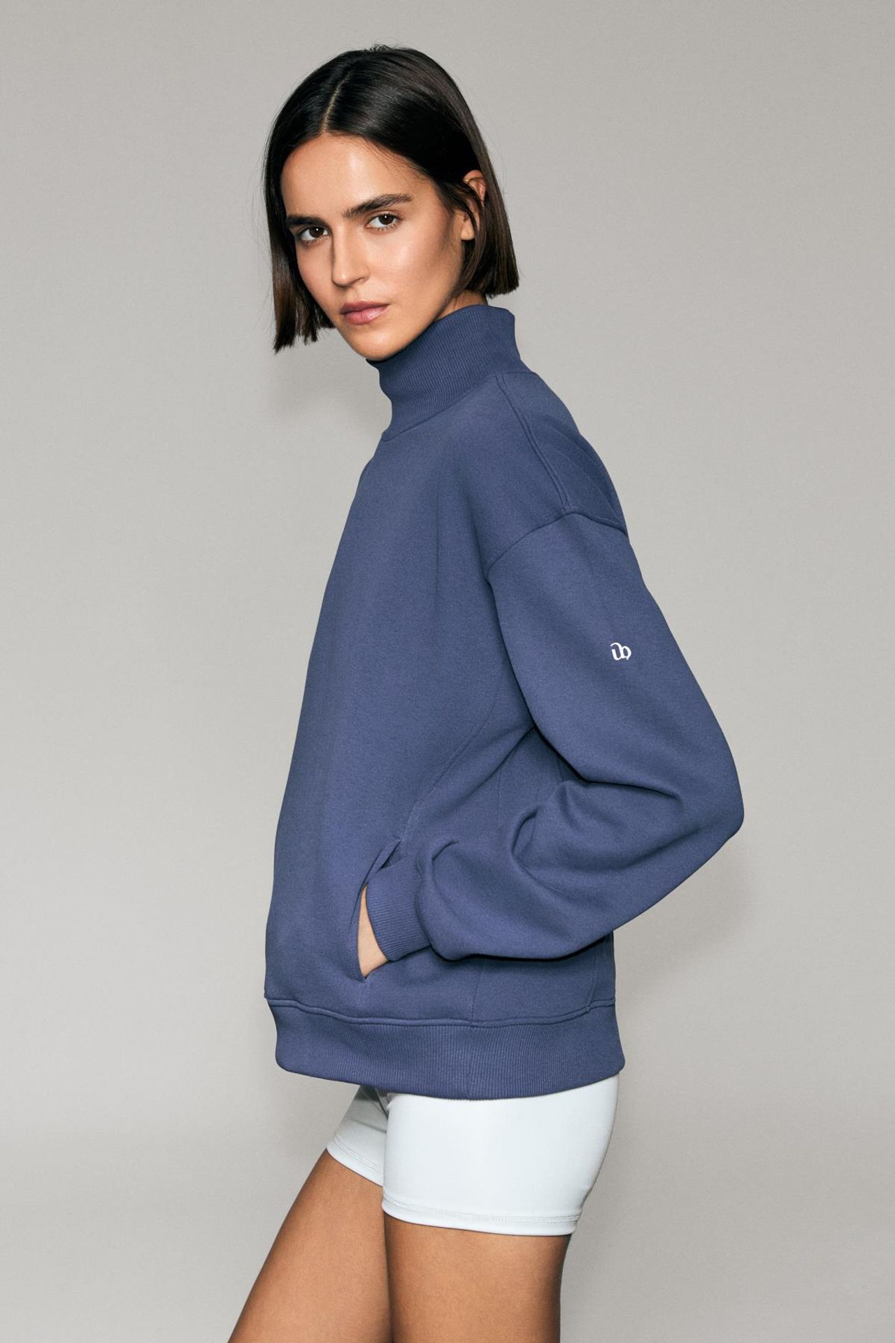 GRIMELANGE Turtleneck Pocket Sweatshirt 5