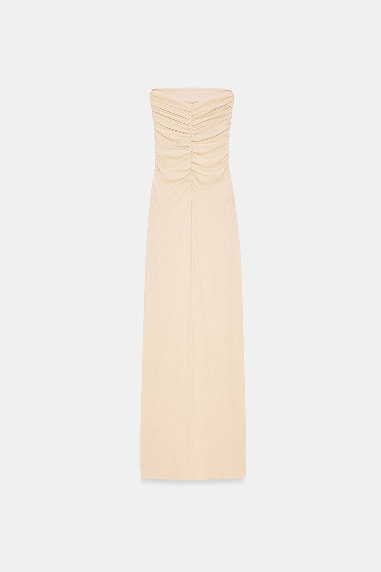 DILVIN Strapless Bodycon Maxi Dress With Slit 6
