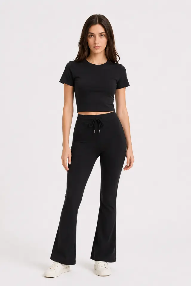 MIXRAY Cotton-Blend Two-Piece Coord Set