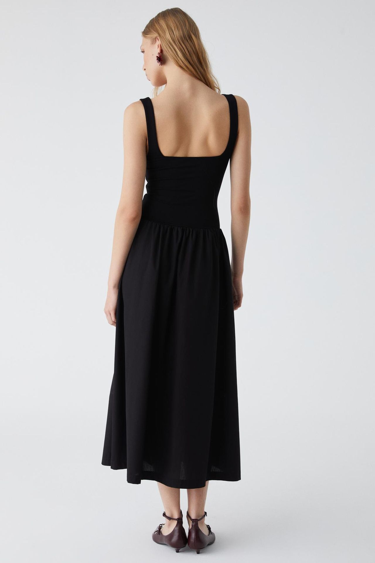 GRIMELANGE Square Neck Midi Dress 4