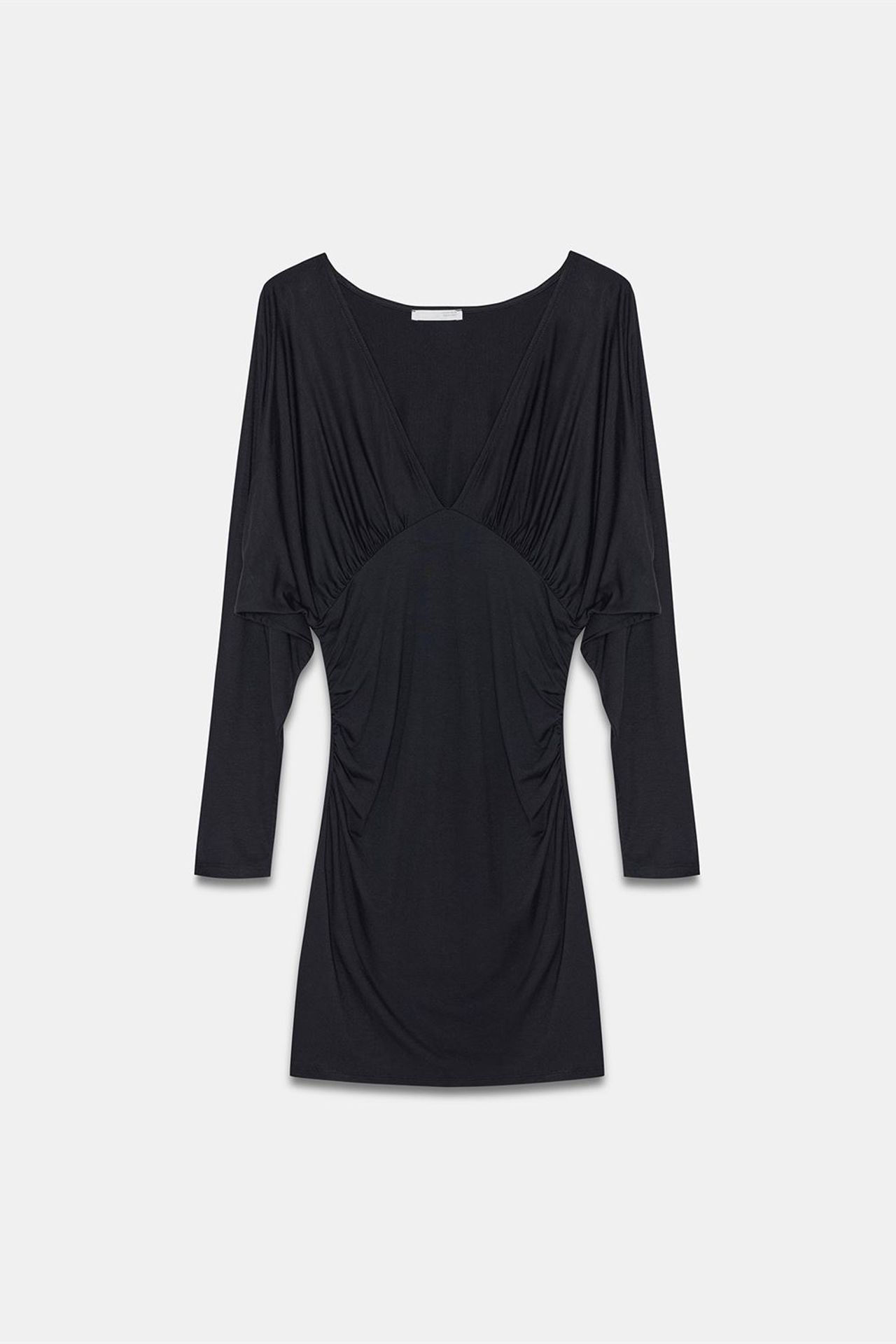 DILVIN Bodycon Mini Dress With Drape 5