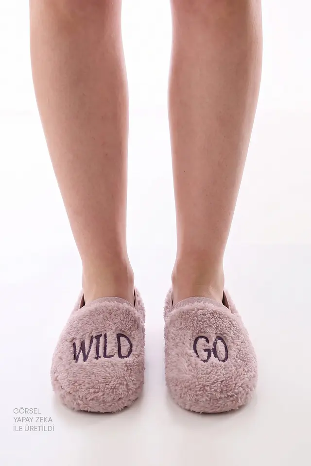 PENTI Wild Slogan Pattern Slippers
