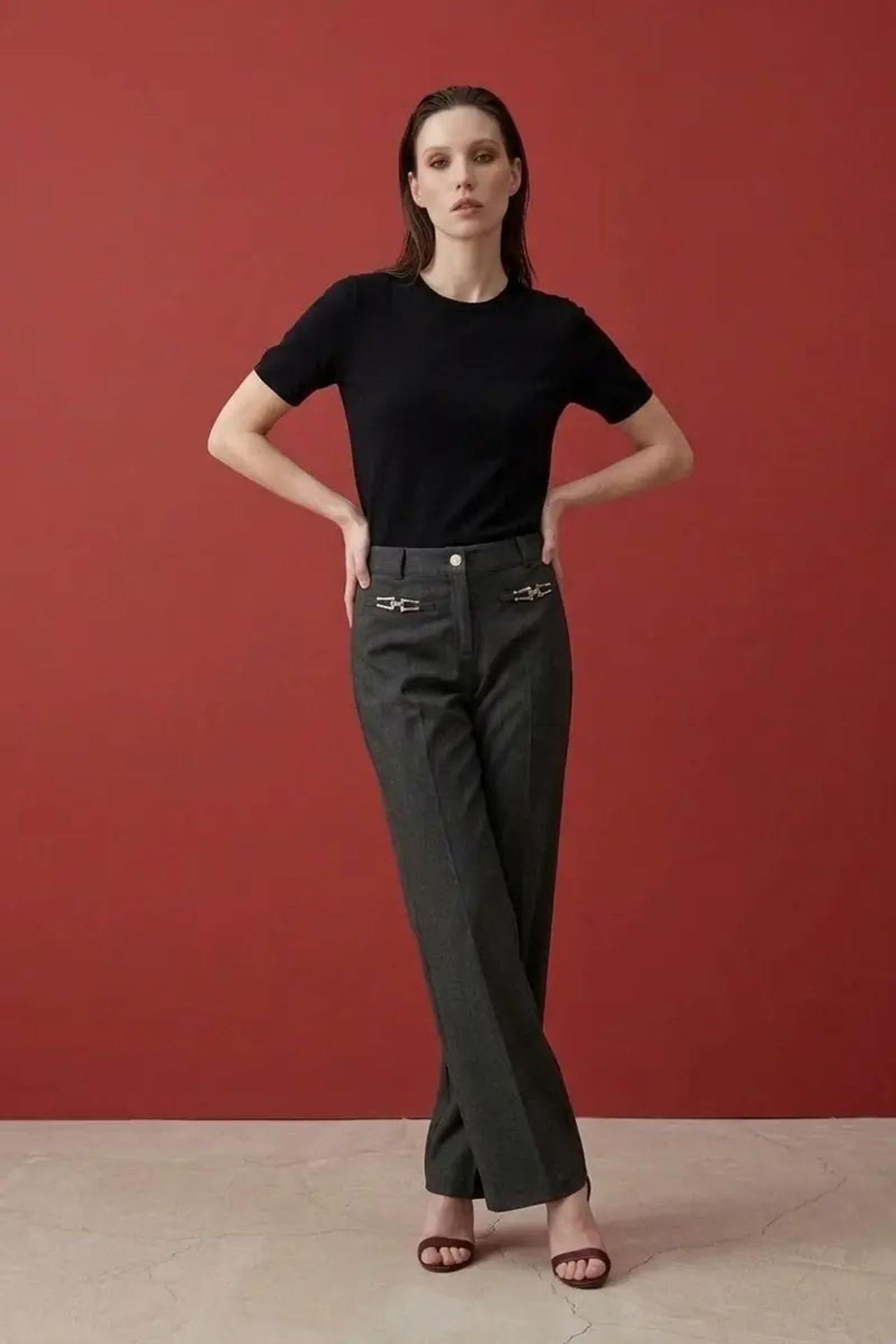 MY FASHION Straight Pants 4