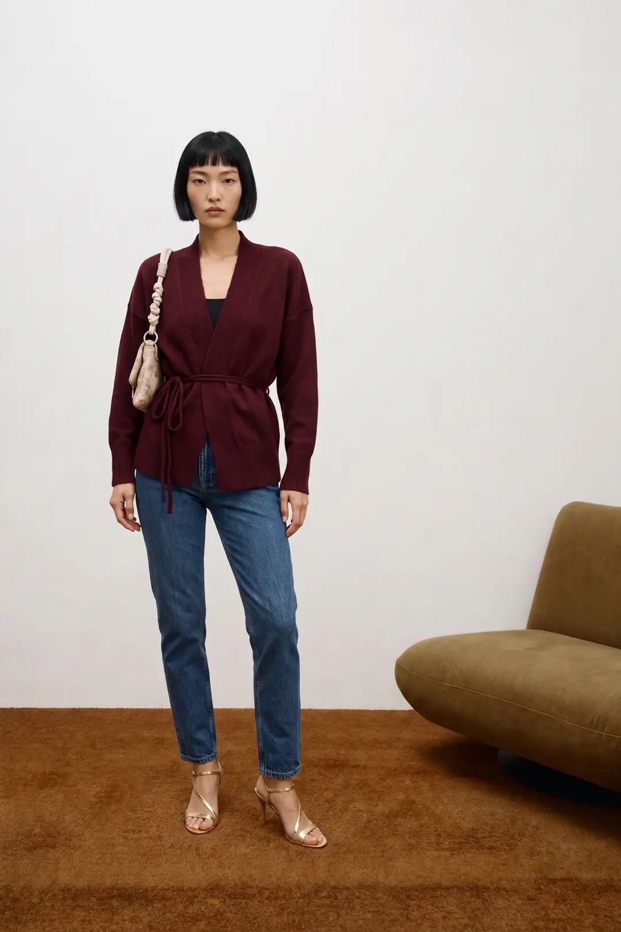 MY FASHION Normal Kesim Açık Ön Örgü Hırka 1