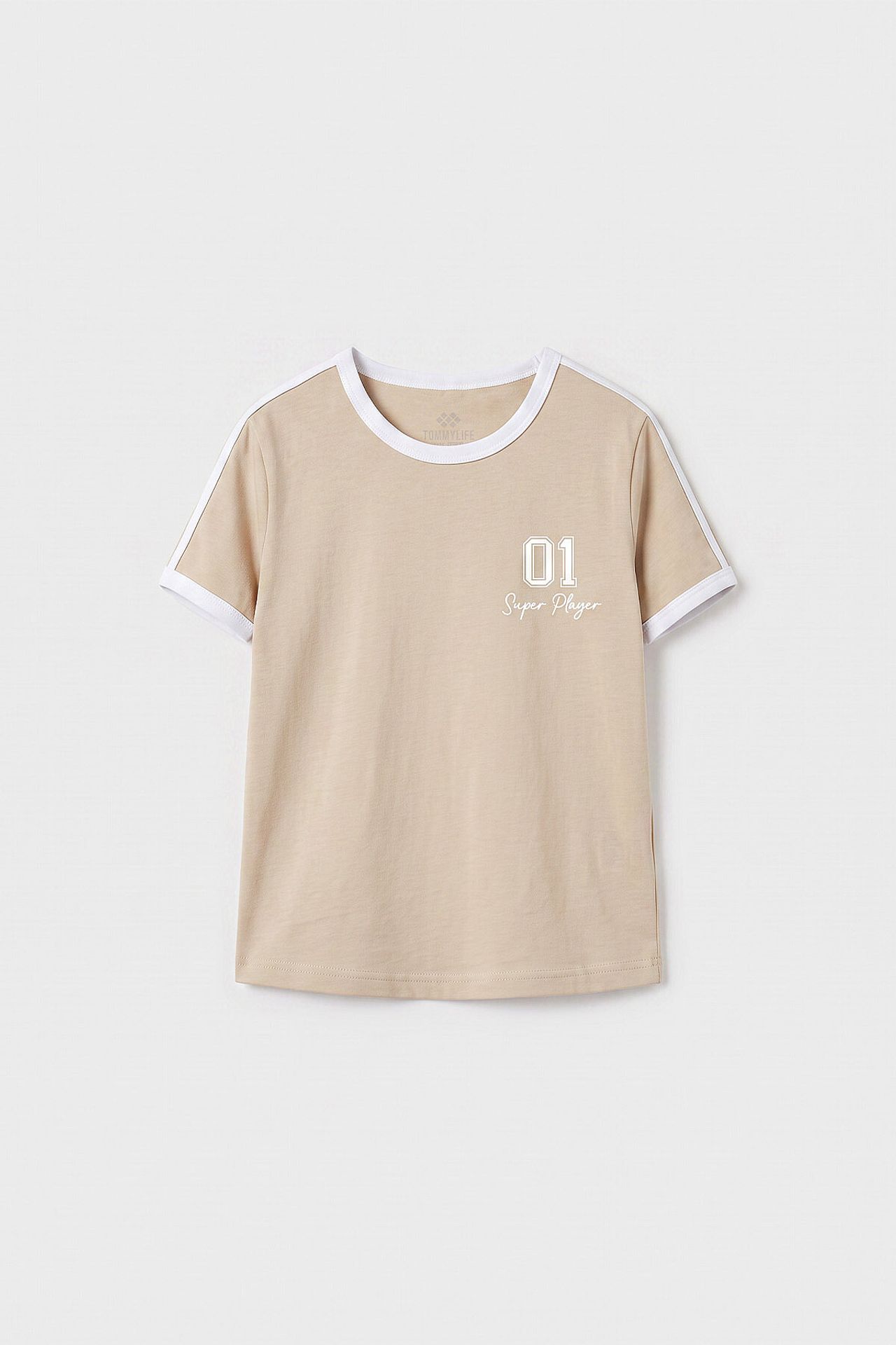 TOMMY Youth Unisex Cotton Elastane T-Shirt 1