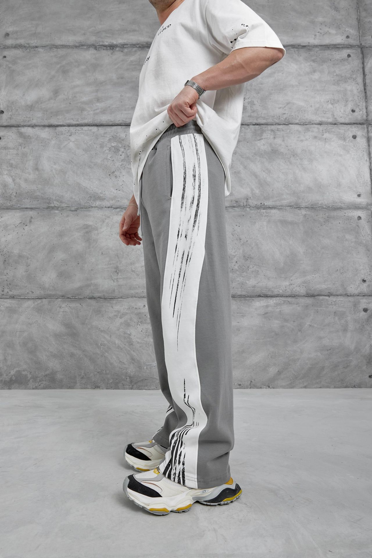 NOMARC Bol Geniş Paça Uzun Jogger Pantolon 4