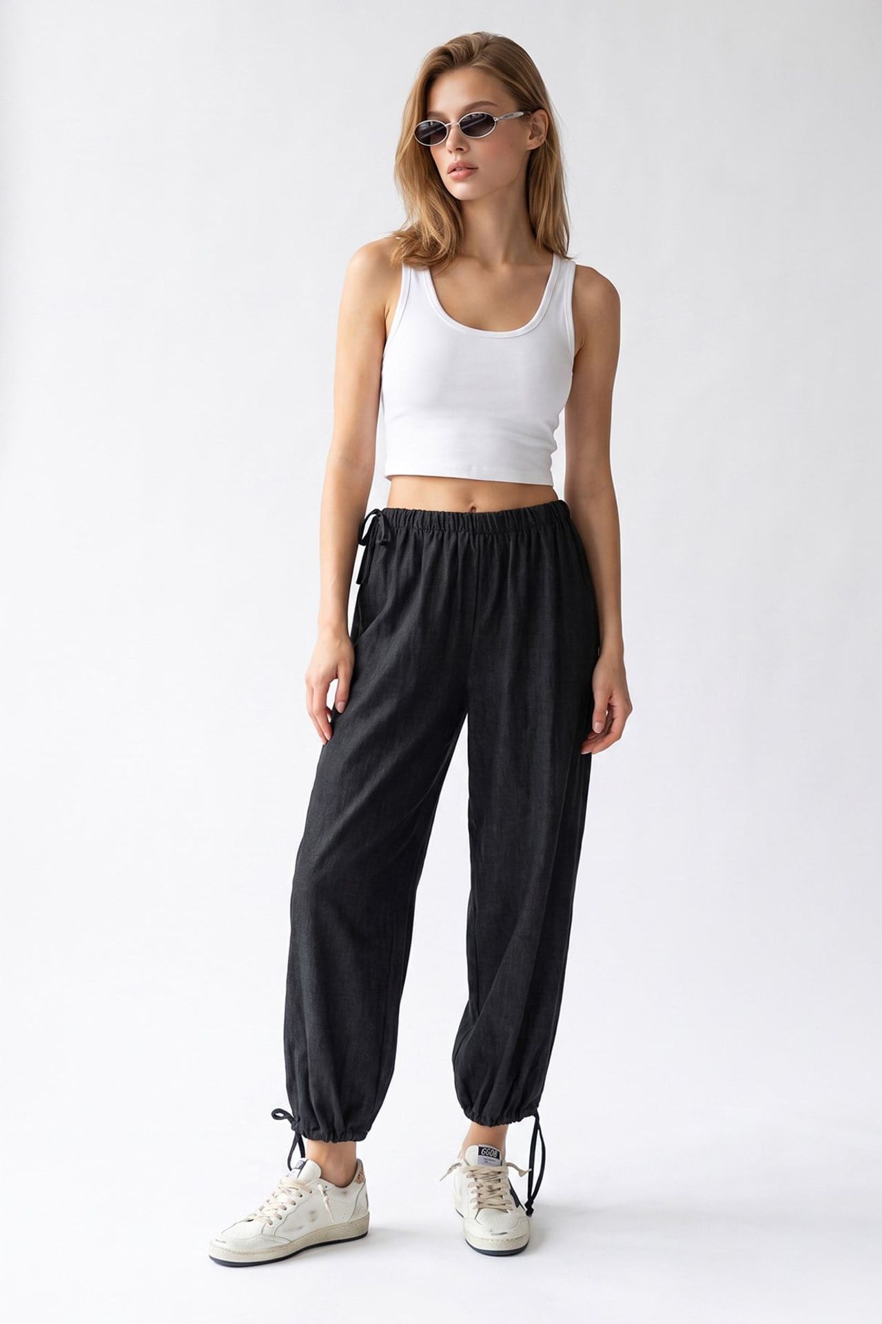 MIXRAY Tencel Düz Paça Pantolon 4