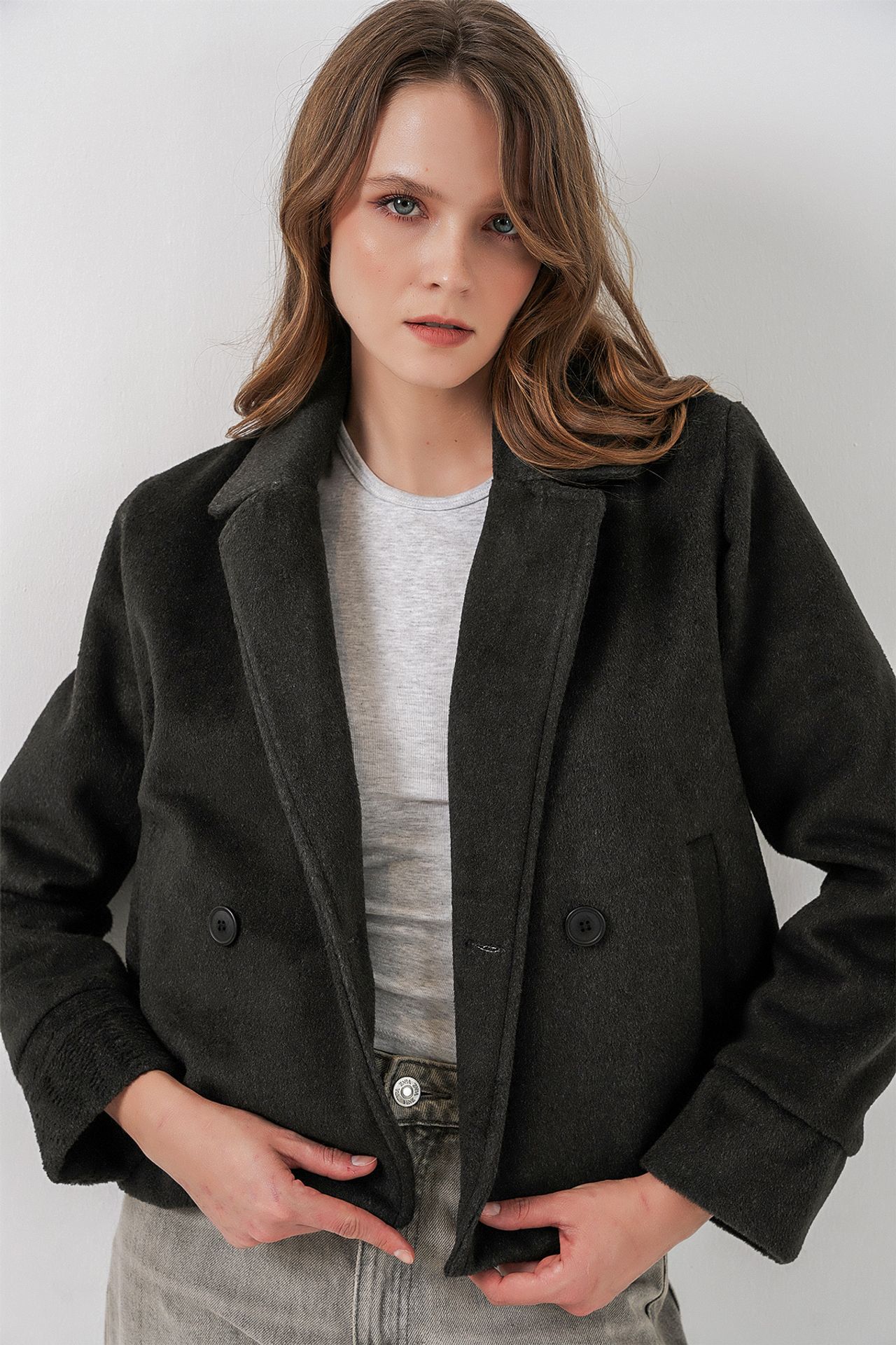BDART Textured Double Breasted Jacket 1