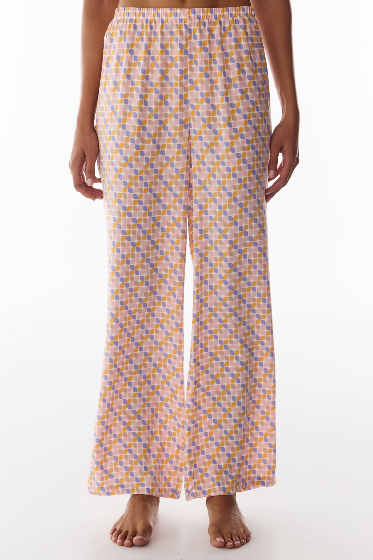 PENTI Sleep Mode Retro Pattern Pajama Bottoms 1