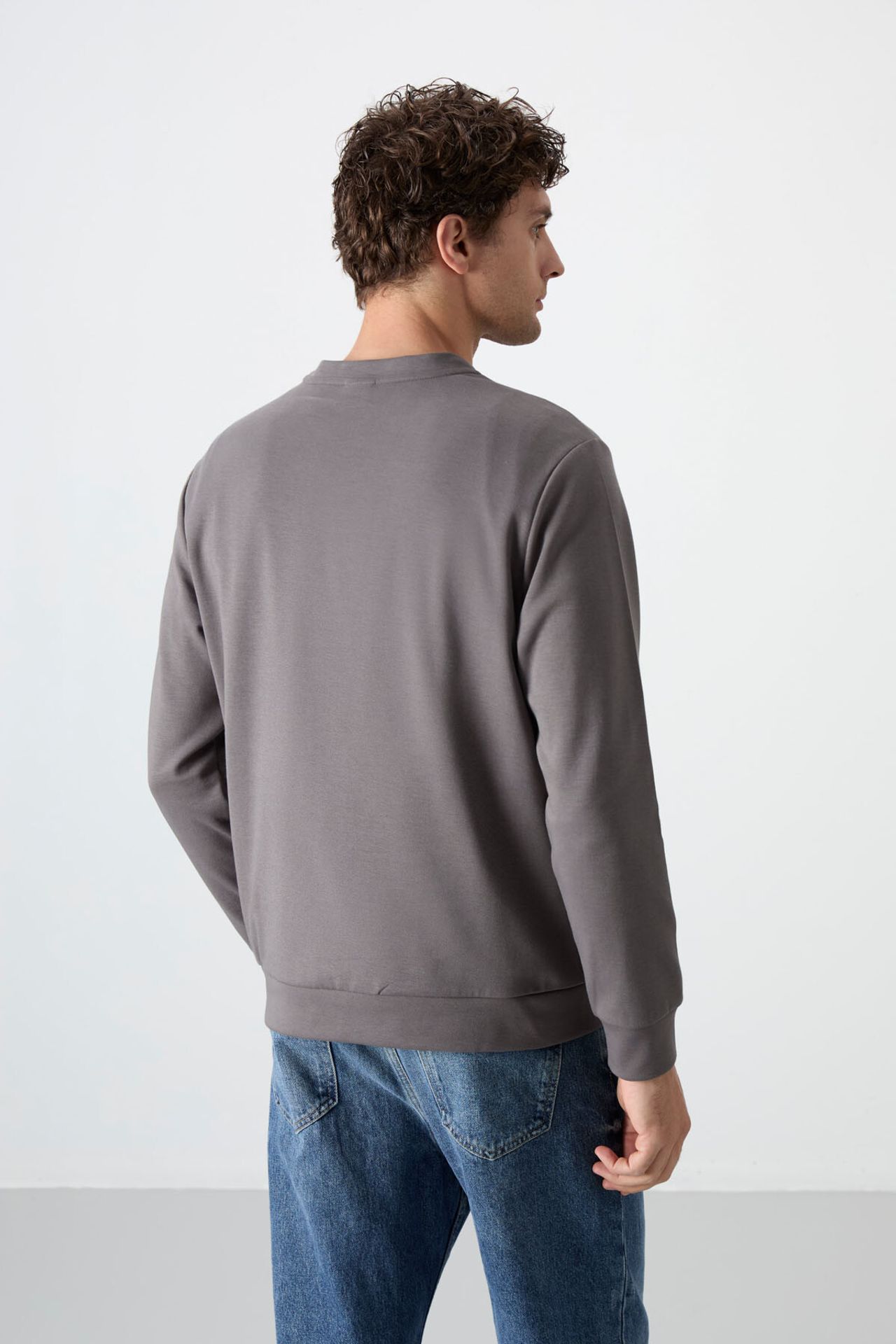TOMMY Men's Plain Crew Neck Sweatshirt 6
