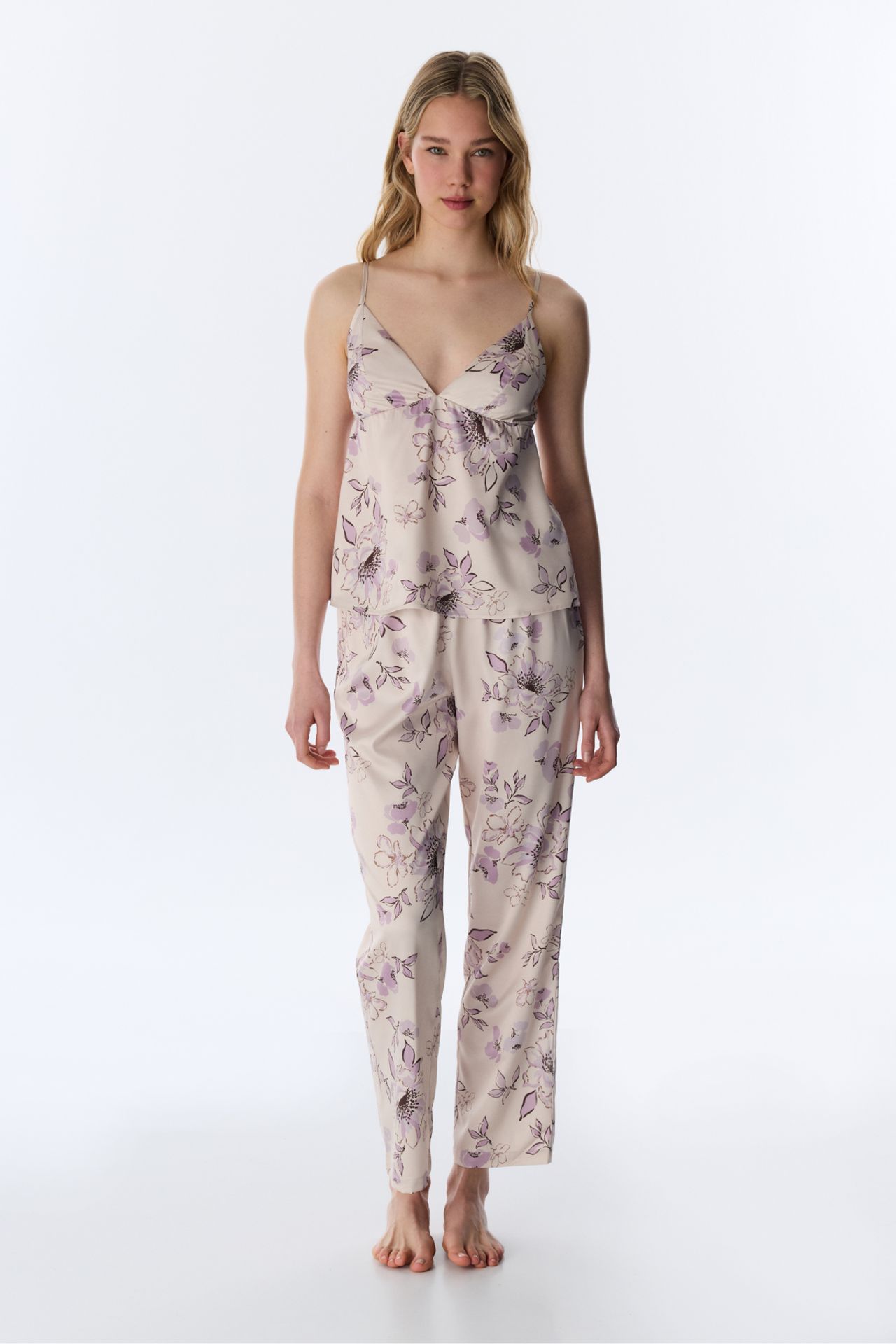 PENTI Petal Satin Pajama Bottoms 3