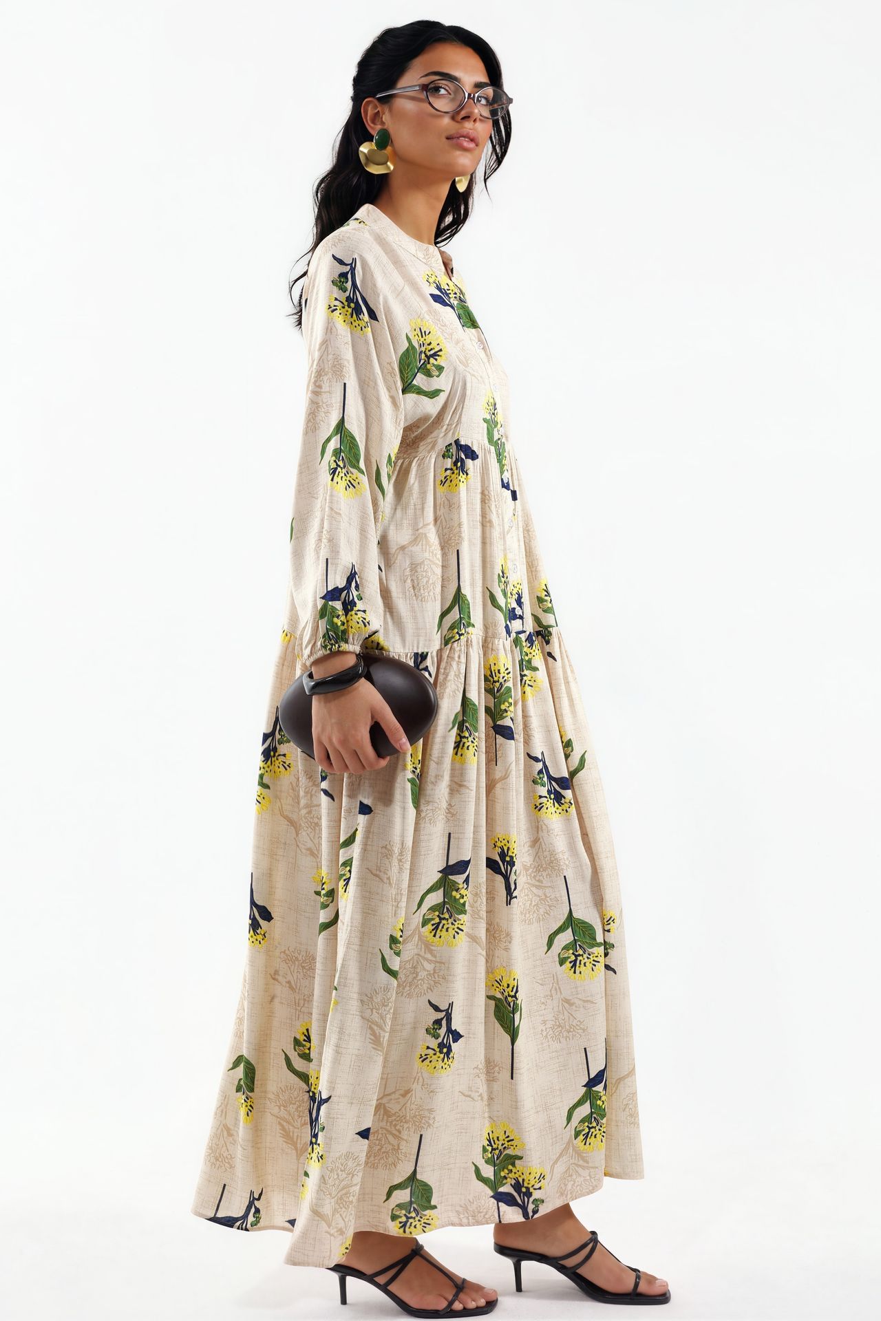BDART Patterned V-Neck Maxi Dress 2