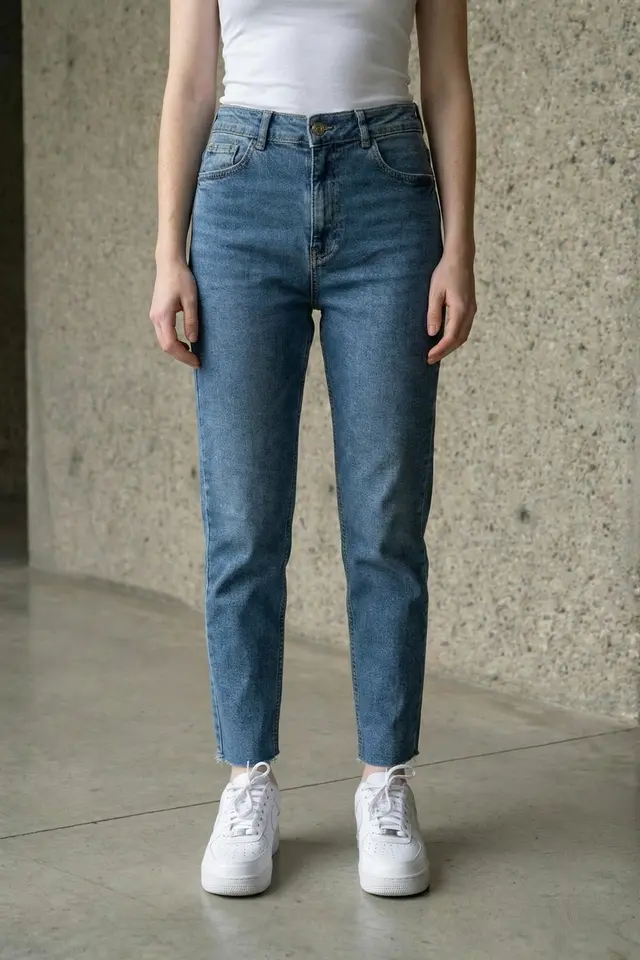 MY FASHION High Waist Skinny Leg Denim Pants