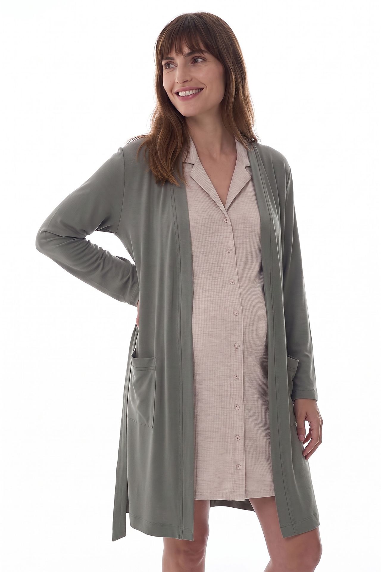 PENTI Talia Long Sleeve Robe 1