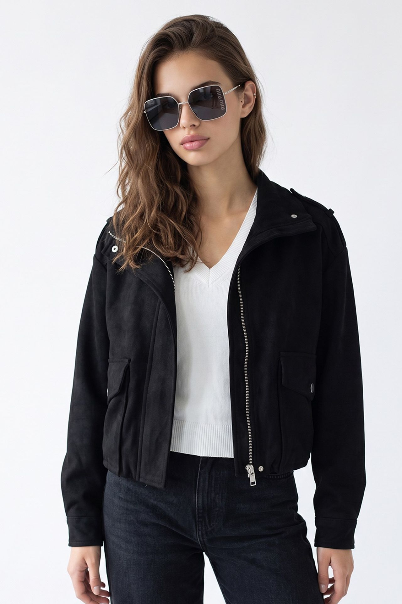 MIXRAY Women's Tailored Blazer