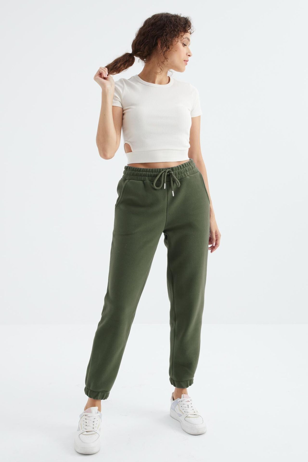 TOMMY Women's High Waist Jogger Sweatpants 1