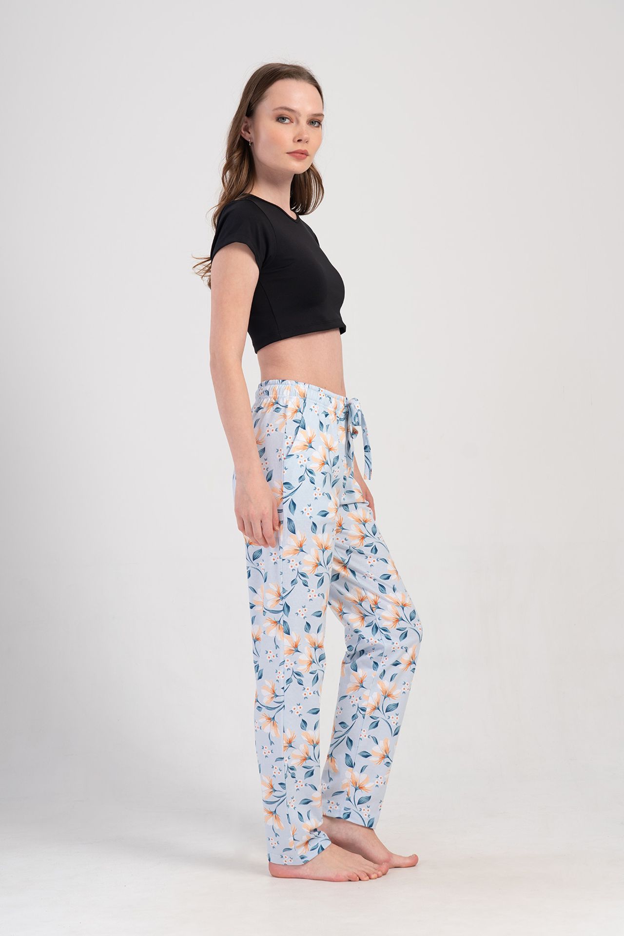 YAKE Rahat Kalıp Pijama Altı 2
