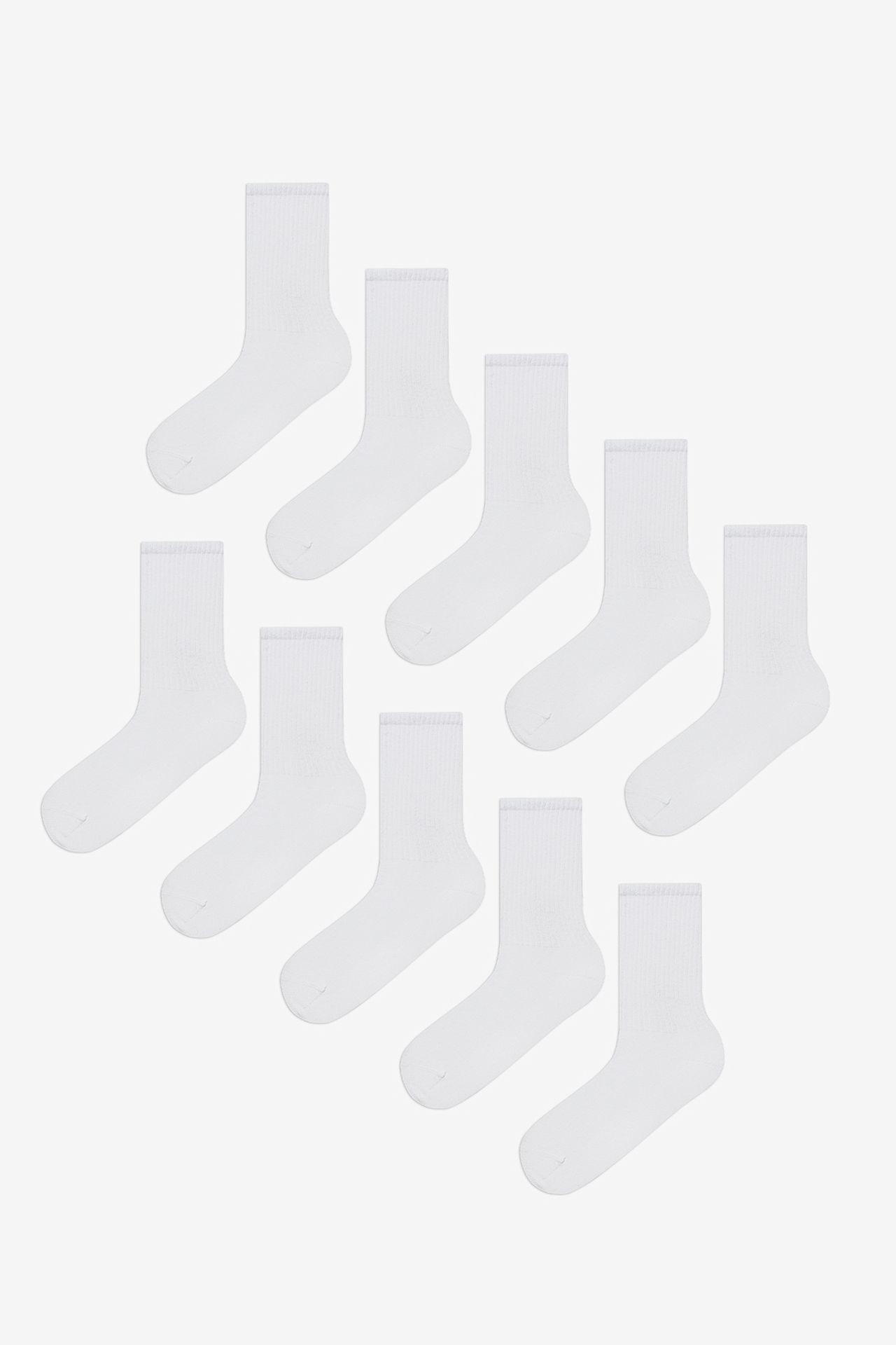 PENTI Men's Basic 2-Pack Crew Socks 1