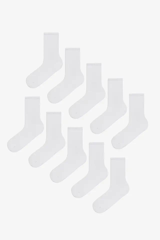 PENTI Men's Basic 2-Pack Crew Socks