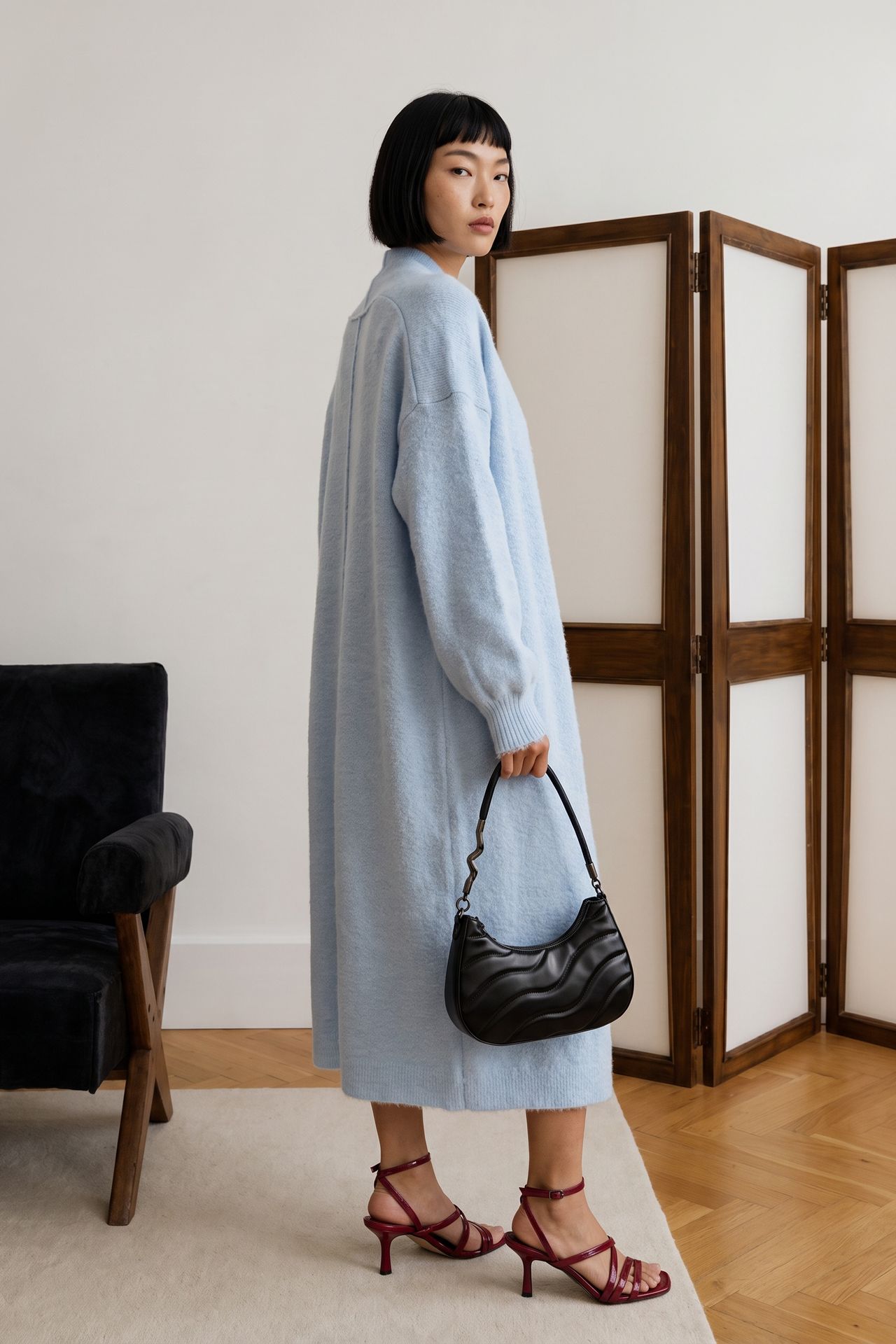 MY FASHION Açık Ön Normal Kalıp Hırka 1
