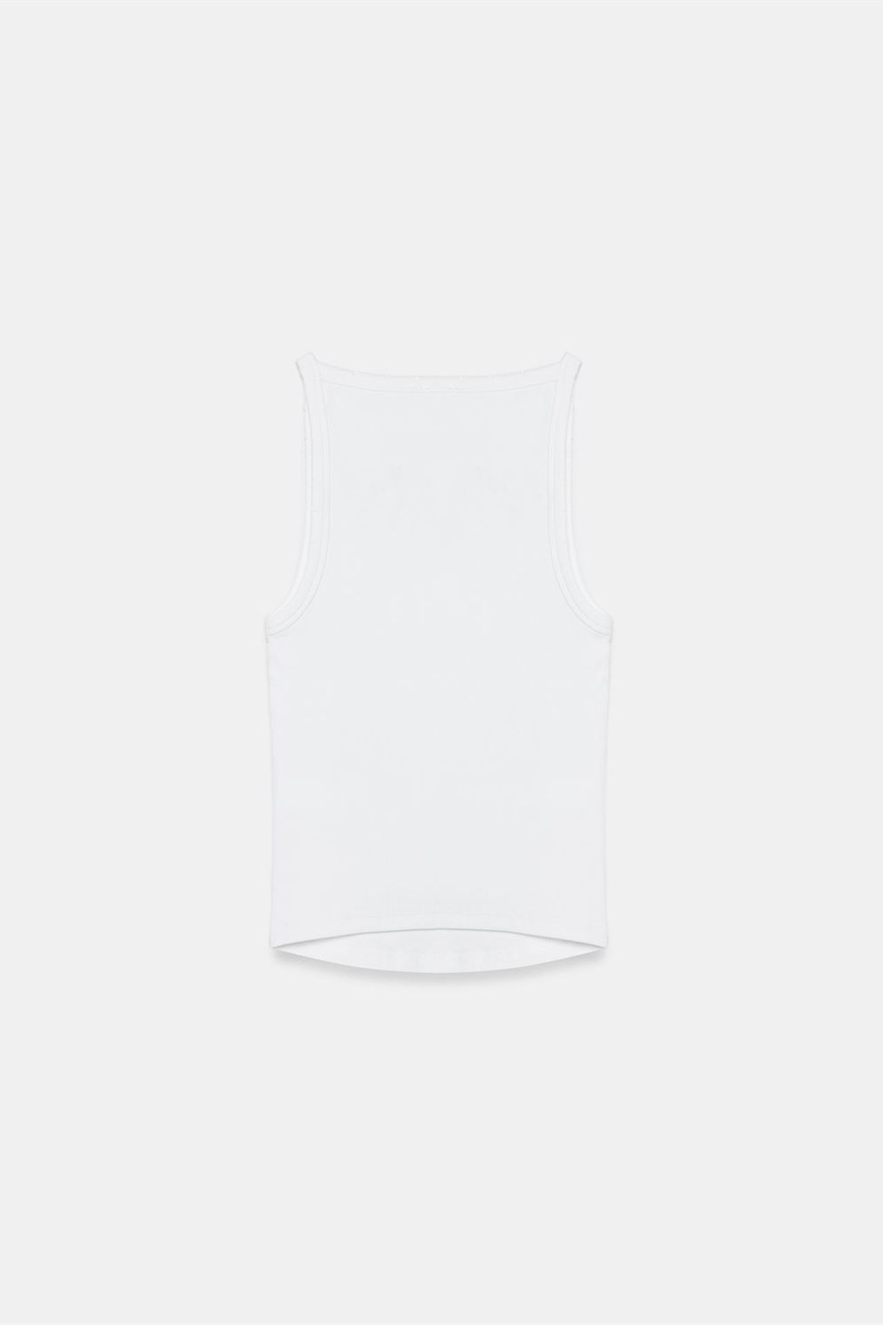 DILVIN Ribbed Cotton Halterneck Blouse 6