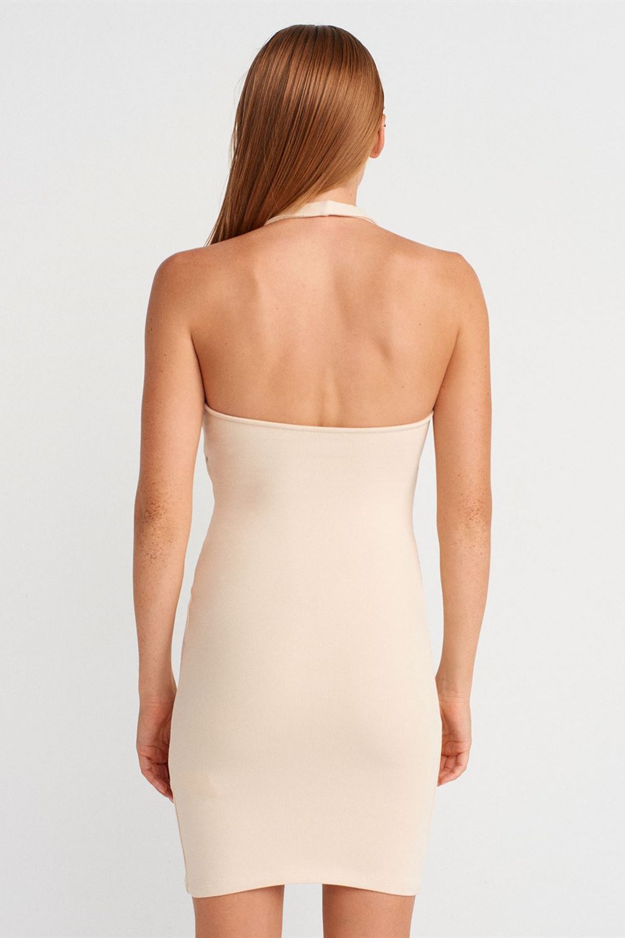 DILVIN Ribbed Bodycon Mini Dress 2