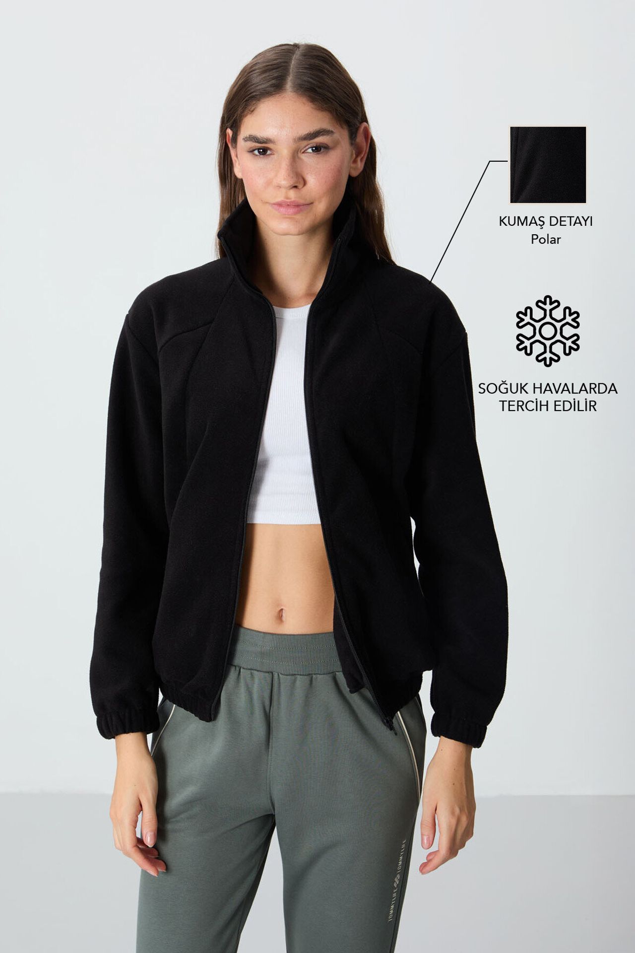 TOMMY Color Block Oversized Zip-Collar Sweatshirt 1