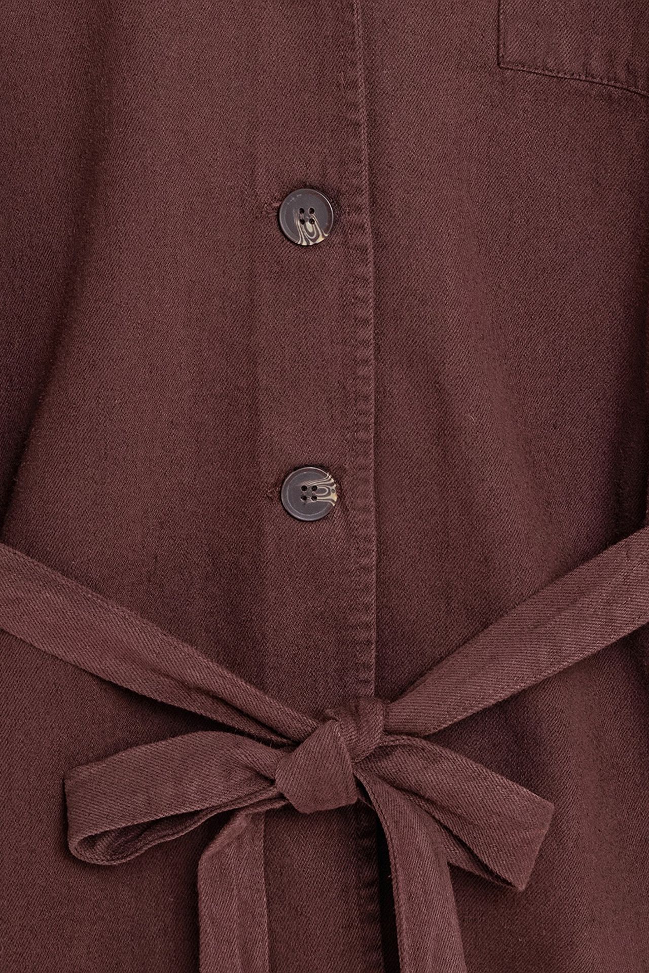 DILVIN Oversized Belted Long Jacket 7