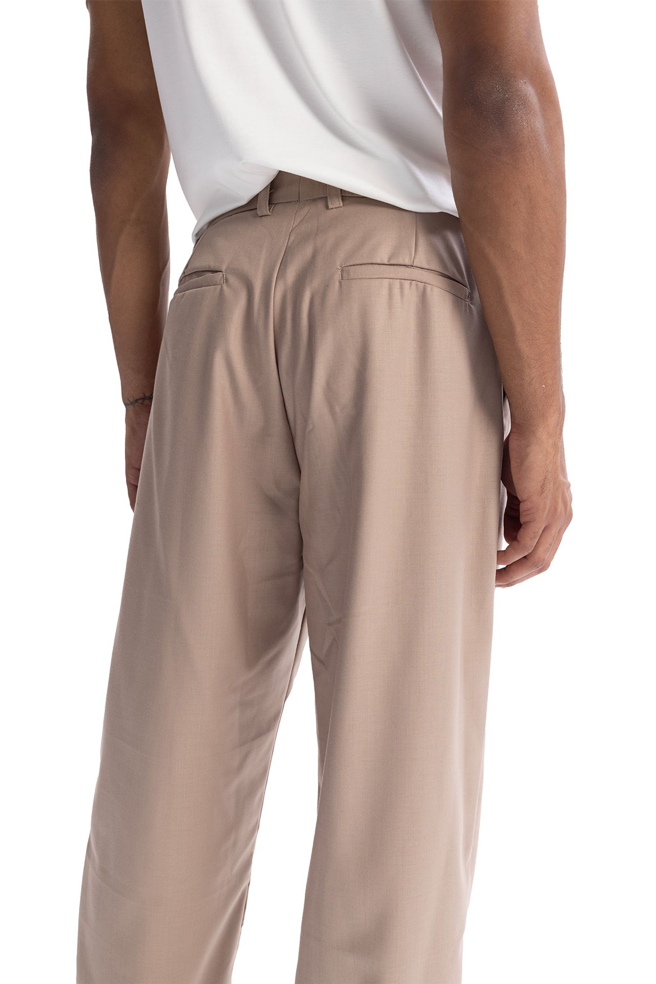 GIESTO Pleated Straight Leg Pants 4