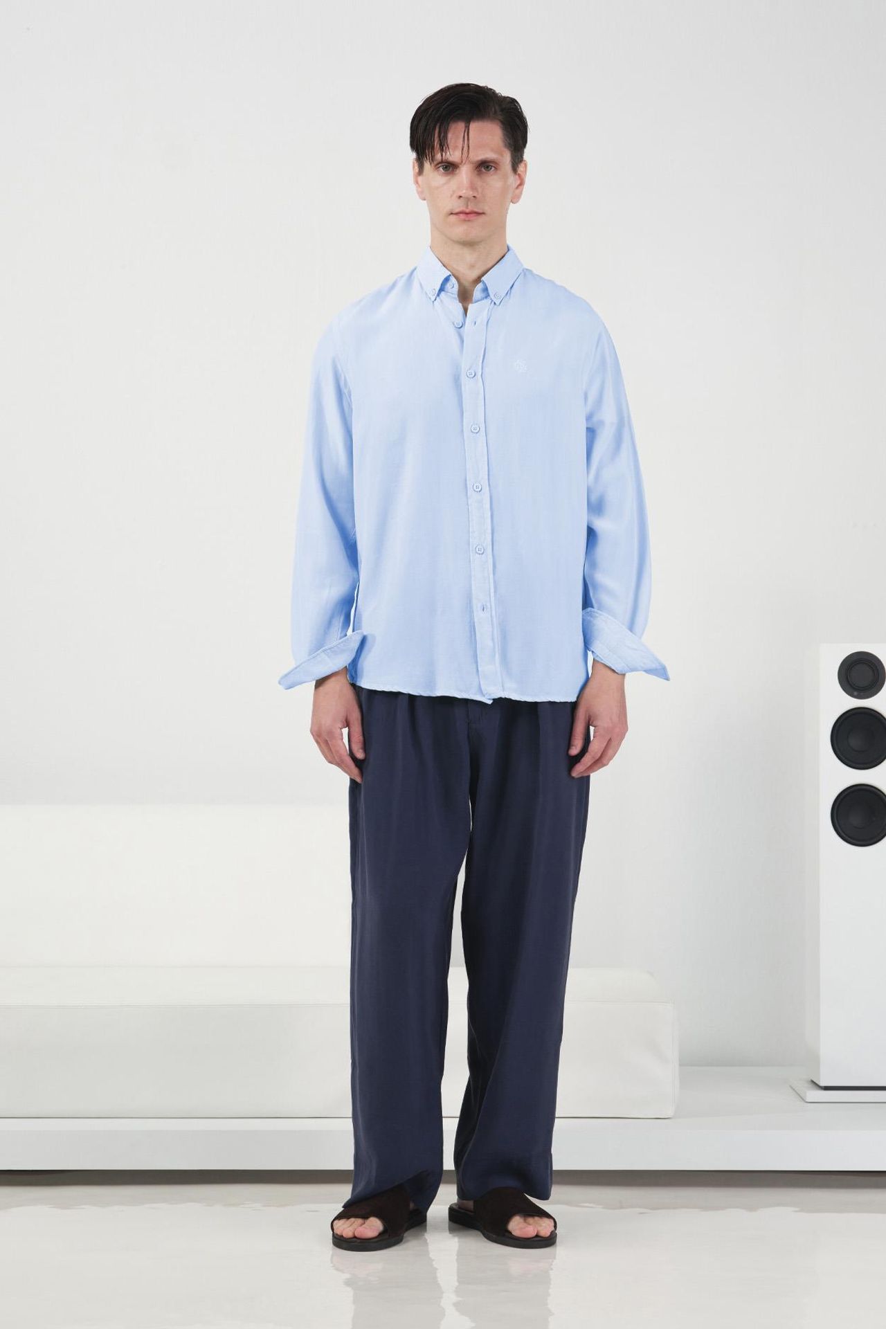 GIESTO Regular Fit Button-Up Poplin Shirt 4