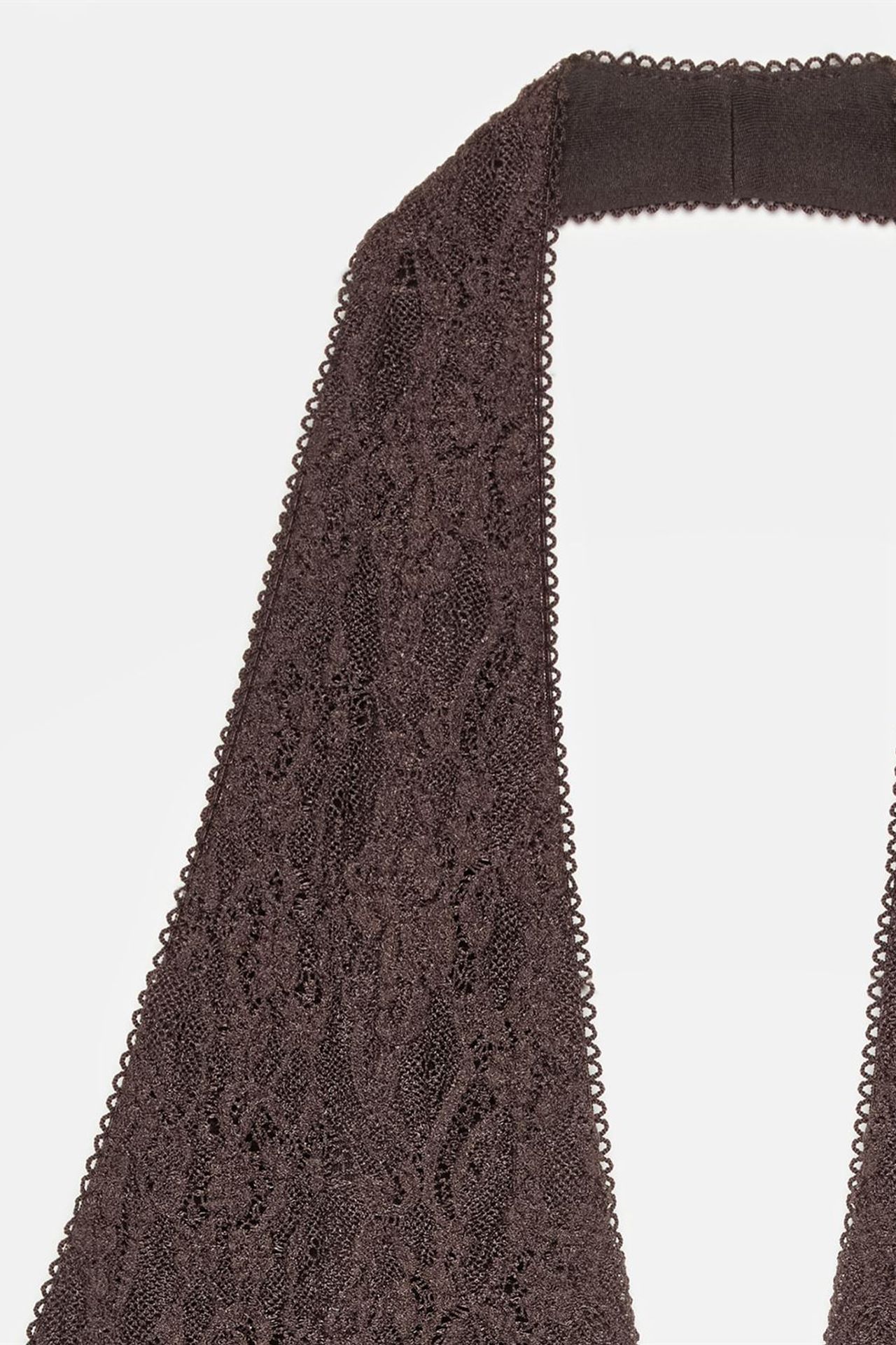 DILVIN Women’s Lace Halterneck Crop Blouse 7
