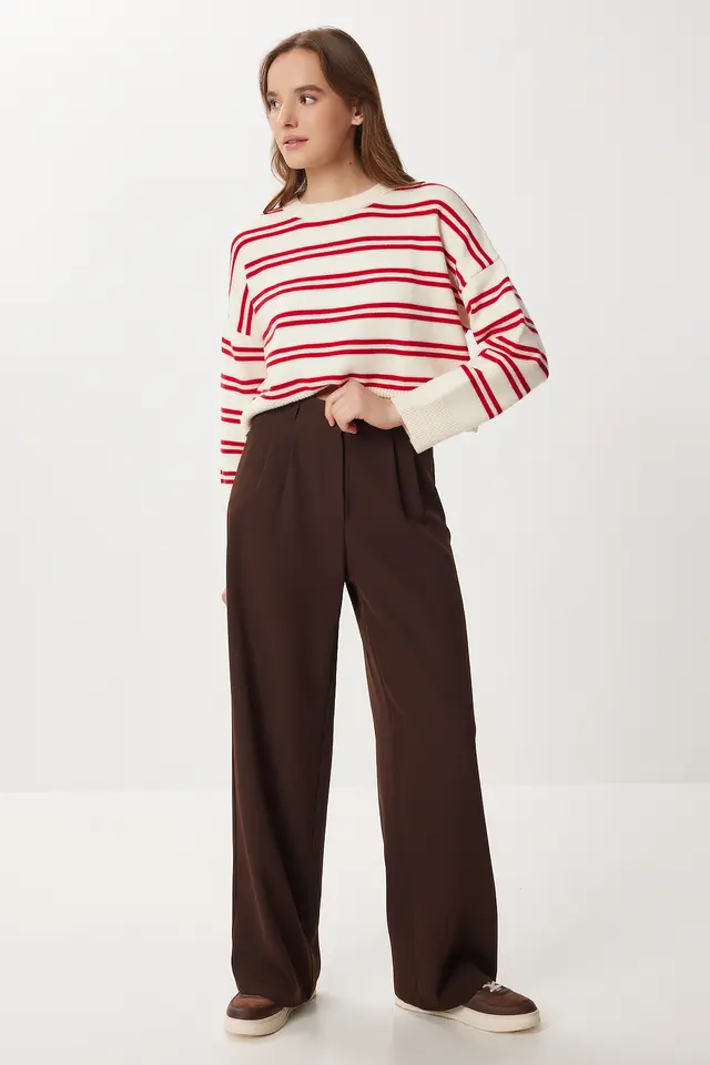 ISTANBUL High Waist Wide Leg Palazzo Pants