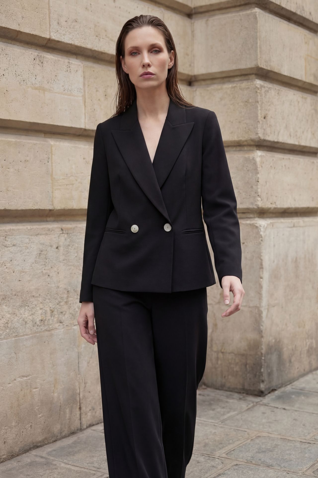 MY FASHION Classic Buttoned Blazer 3