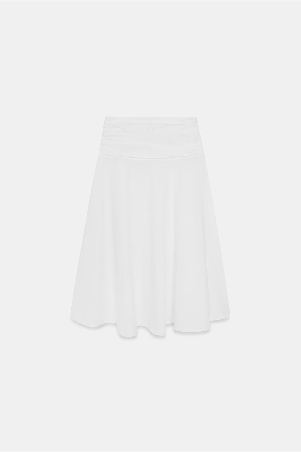 DILVIN High-Waist A-Line Midi Skirt 5