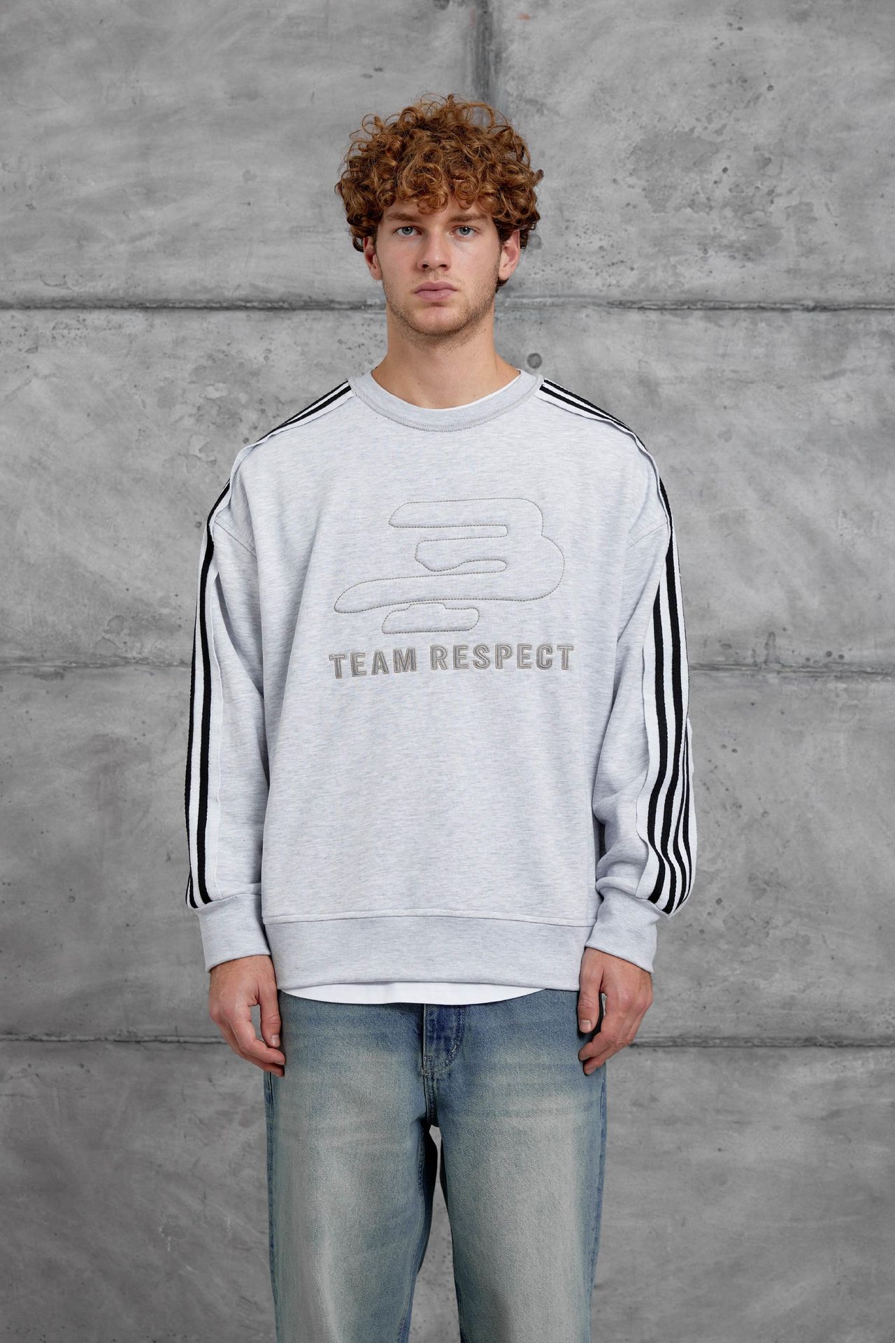 NOMARC Rahat Kesimli Bisiklet Yaka Sweatshirt 6