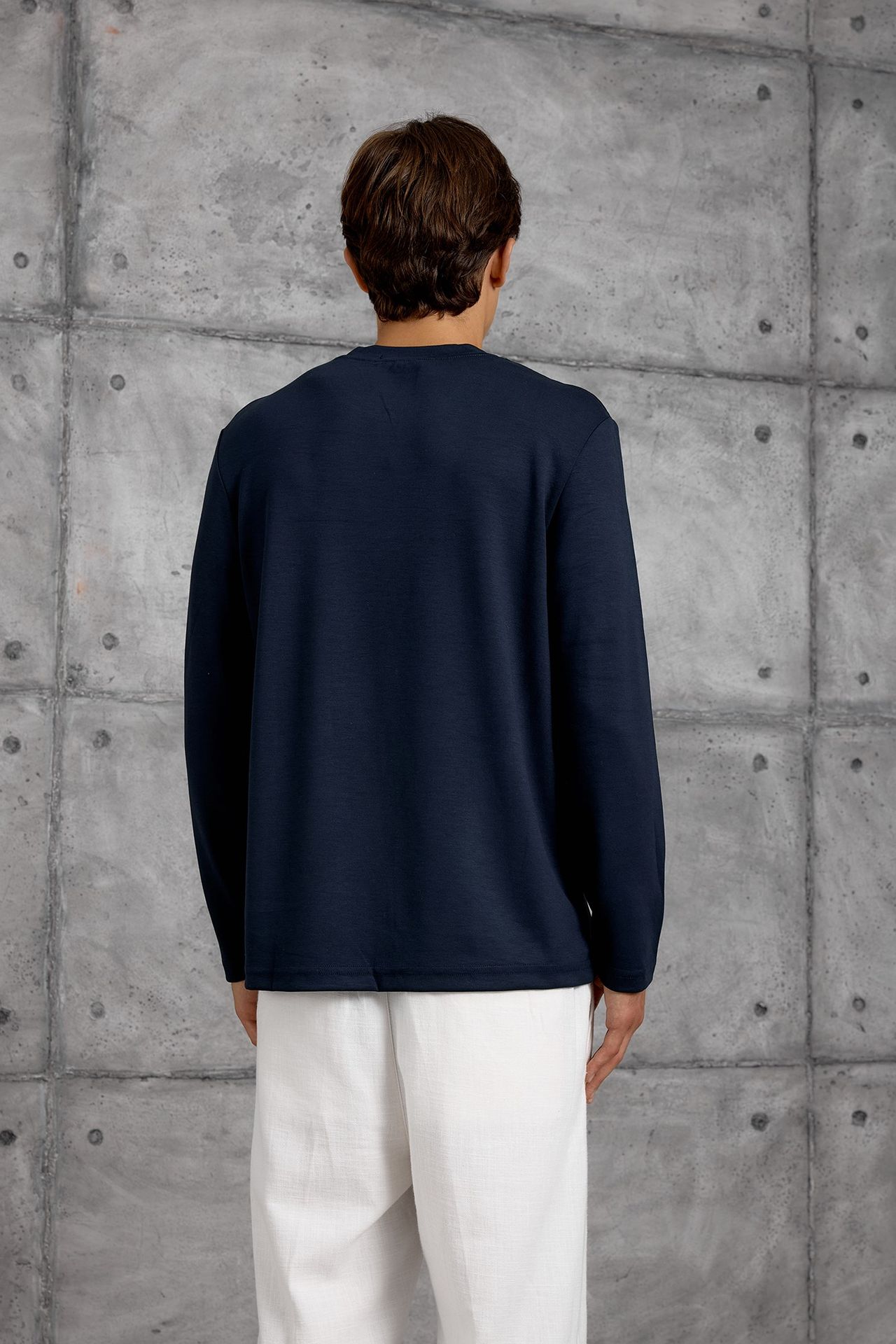 NOMARC Normal Kalıp Bisiklet Yaka Sweatshirt 3