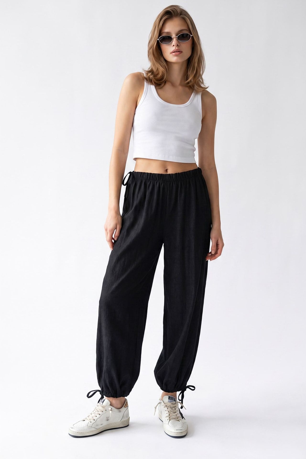 MIXRAY Tencel Düz Paça Pantolon 5
