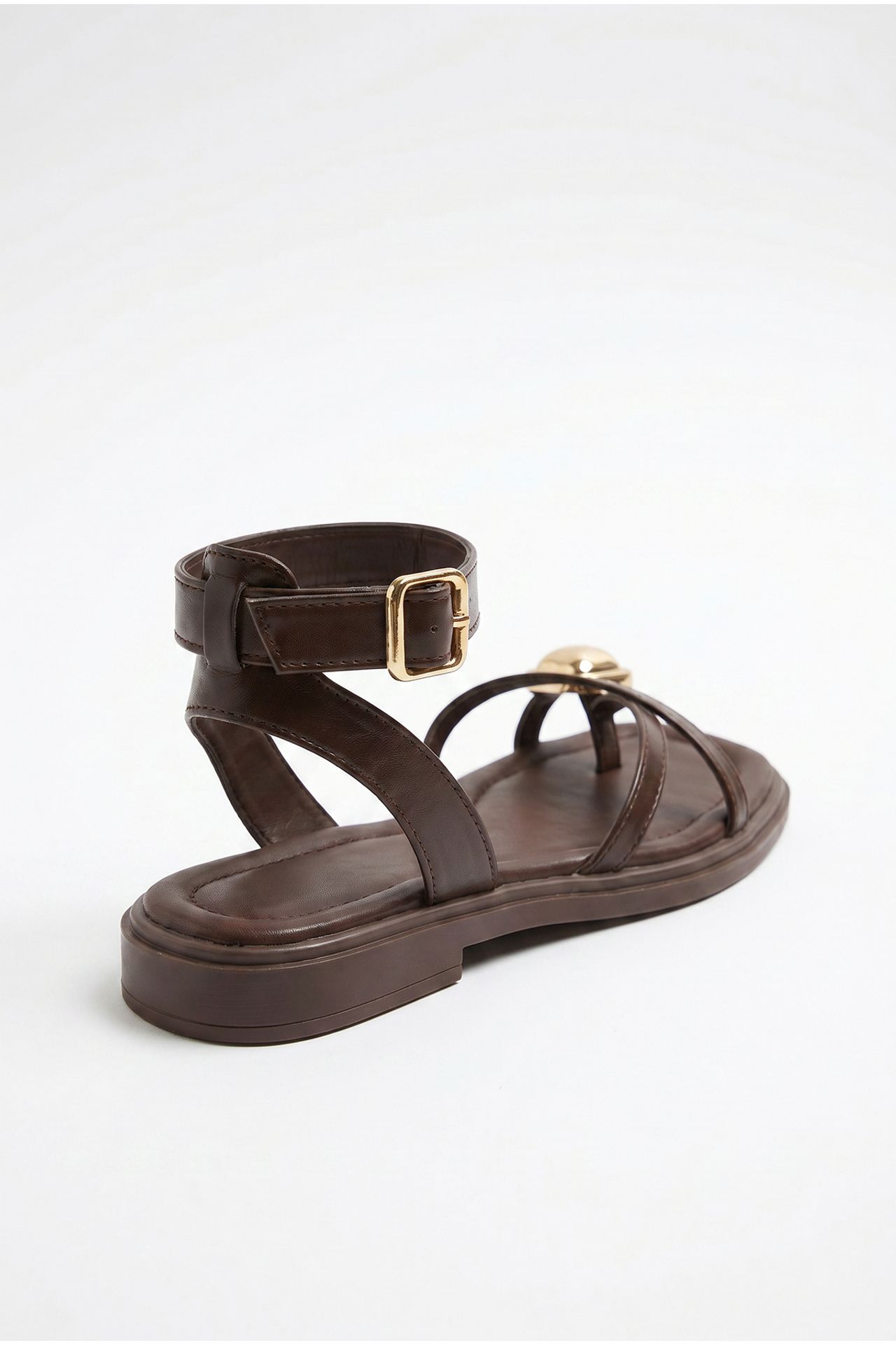 LUCCI Women's Faux Leather Sandals 3