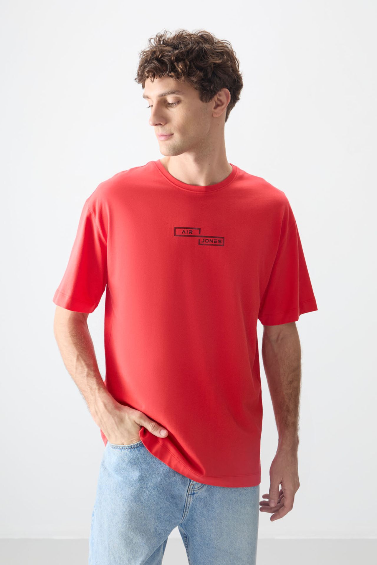 TOMMY Oversized Cotton Printed T-Shirt 1