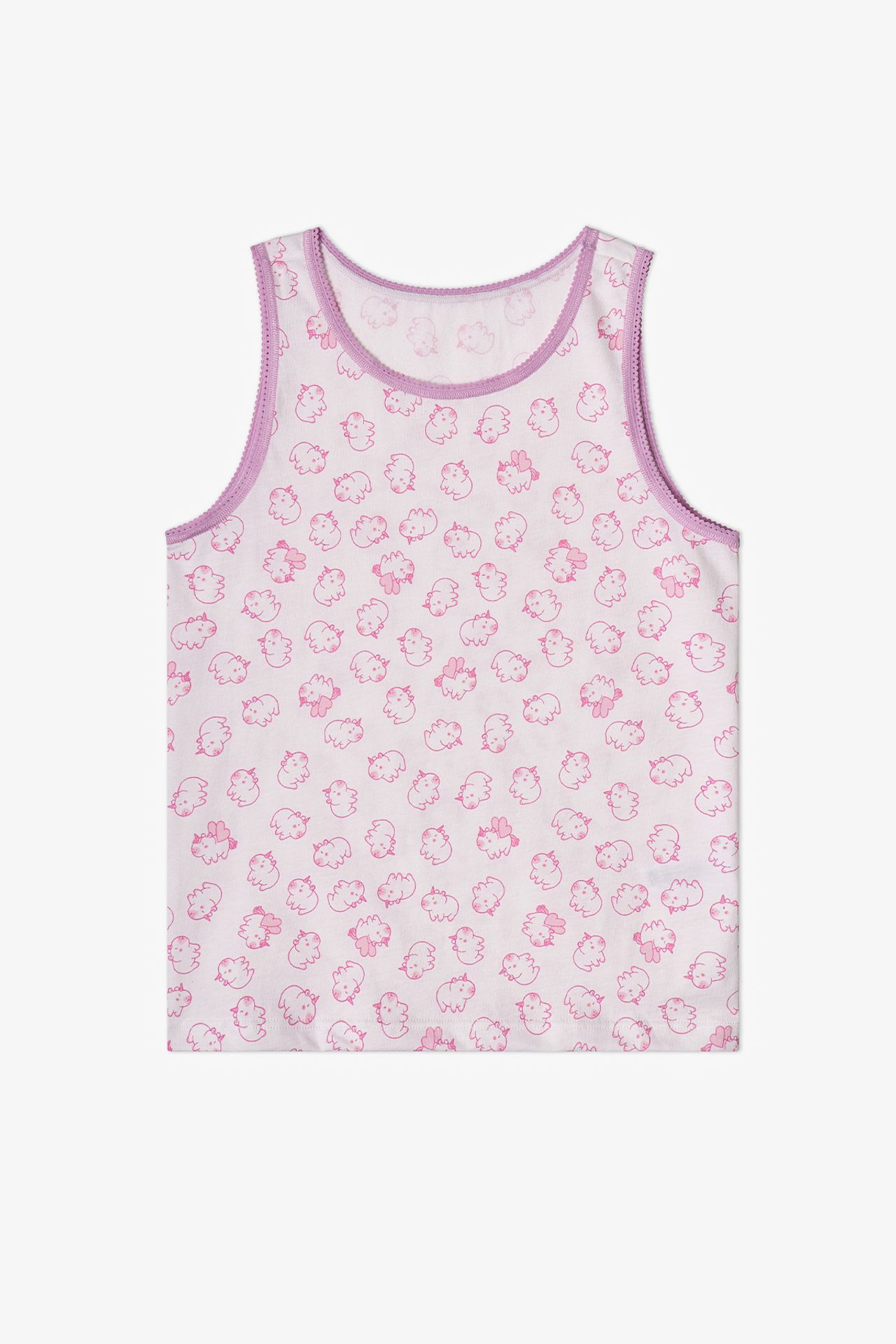 PENTI Girls' Unibara Unicorn Print Tank Top 2