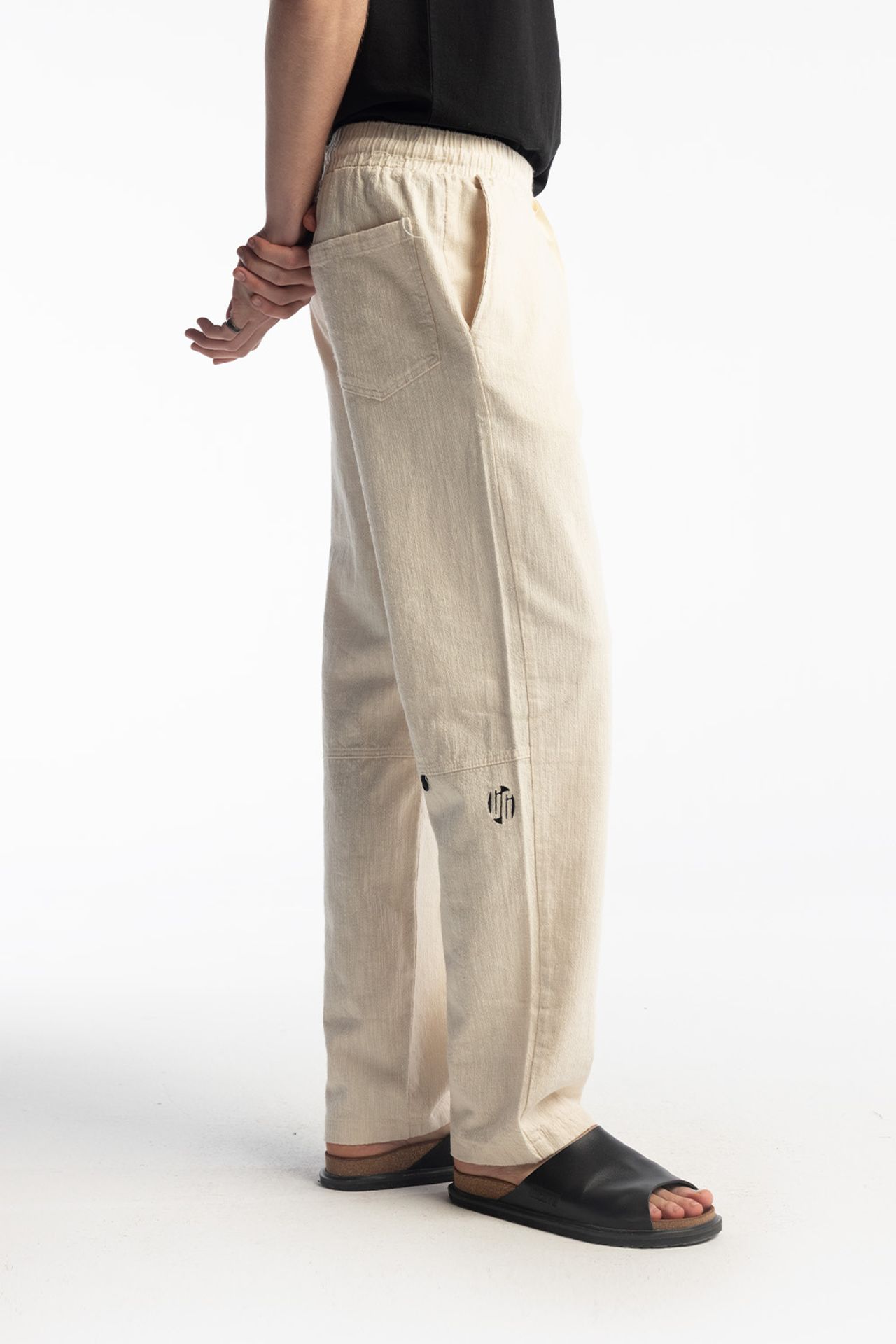 GIESTO Straight Leg Pants with Drawstring Waist 2