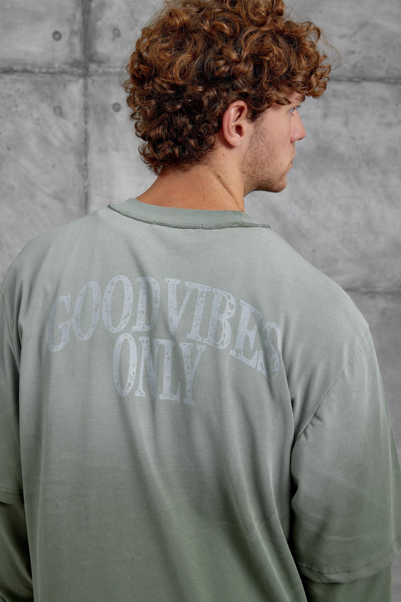 NOMARC Baskılı Geniş Kesim Bisiklet Yaka Sweatshirt 5