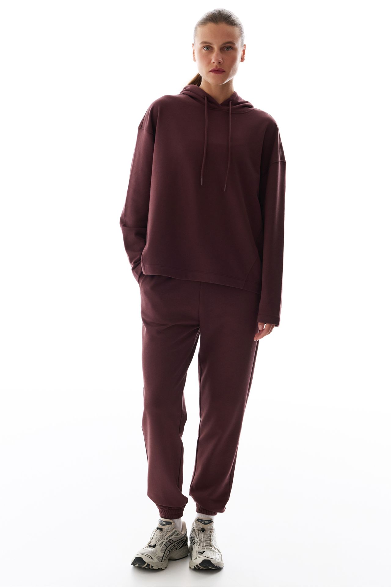 PENTI Oversize Plain Long Sleeve Sweatshirt 5