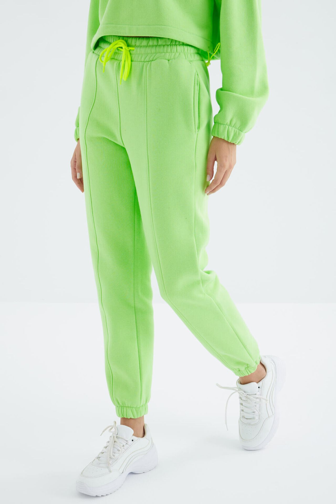 TOMMY Oversized Fleece Sweatshirt And Pants Set 4
