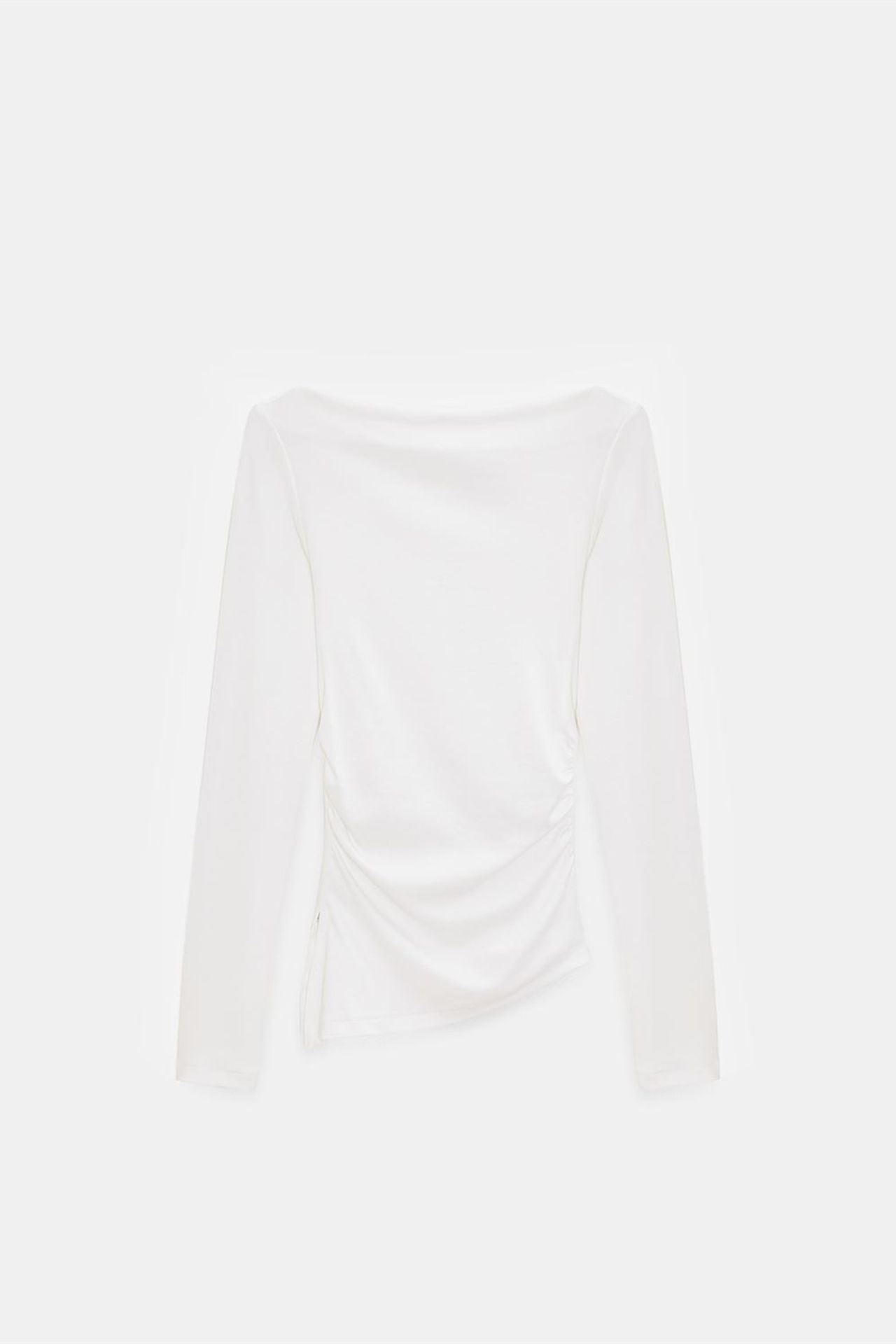 DILVIN Slim Fit Kayık Yaka Uzun Kollu Bluz 4