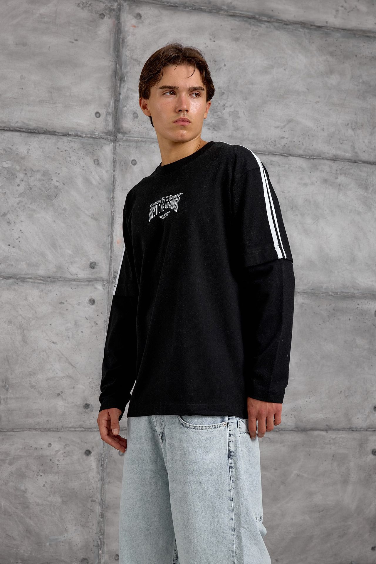 NOMARC Rahat Bisiklet Yaka Sweatshirt 1